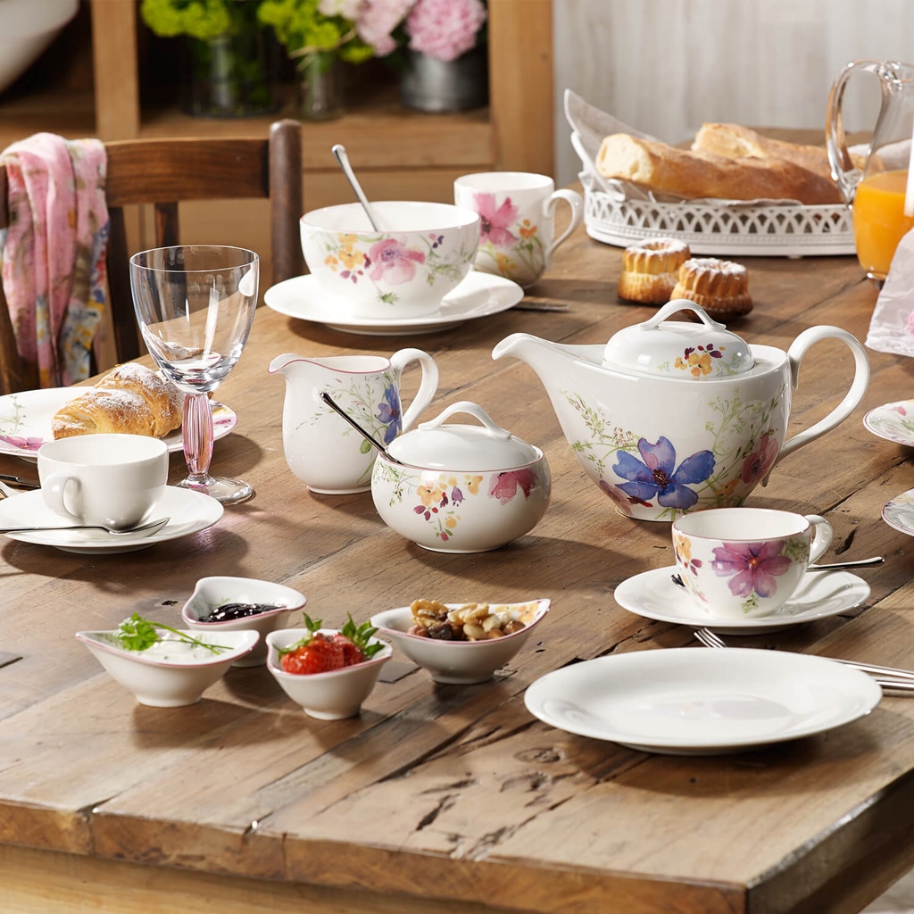 Villeroy & Boch Teekanne »Teekanne Mariefleur Gris Basic 1200 ml bunt«