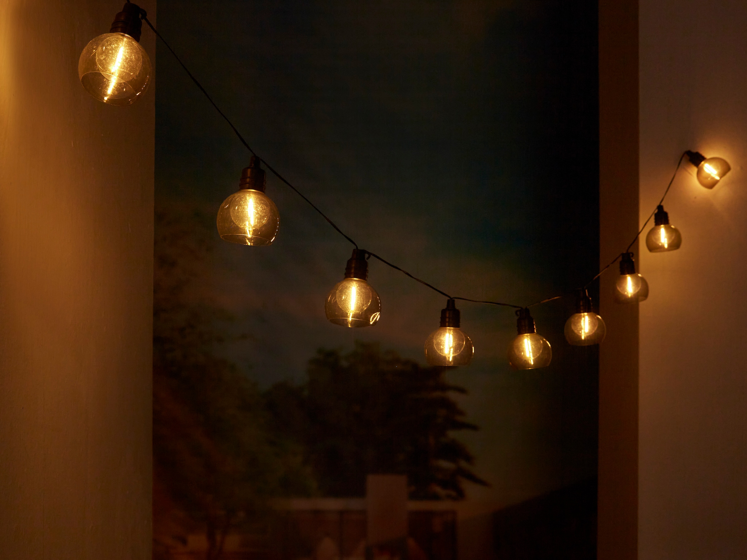 LUXFORM LED-Lichterkette »Luxform Solar Kos« 1 Stk.-flammig LED-Lichterkette, Solarenergie, IP44