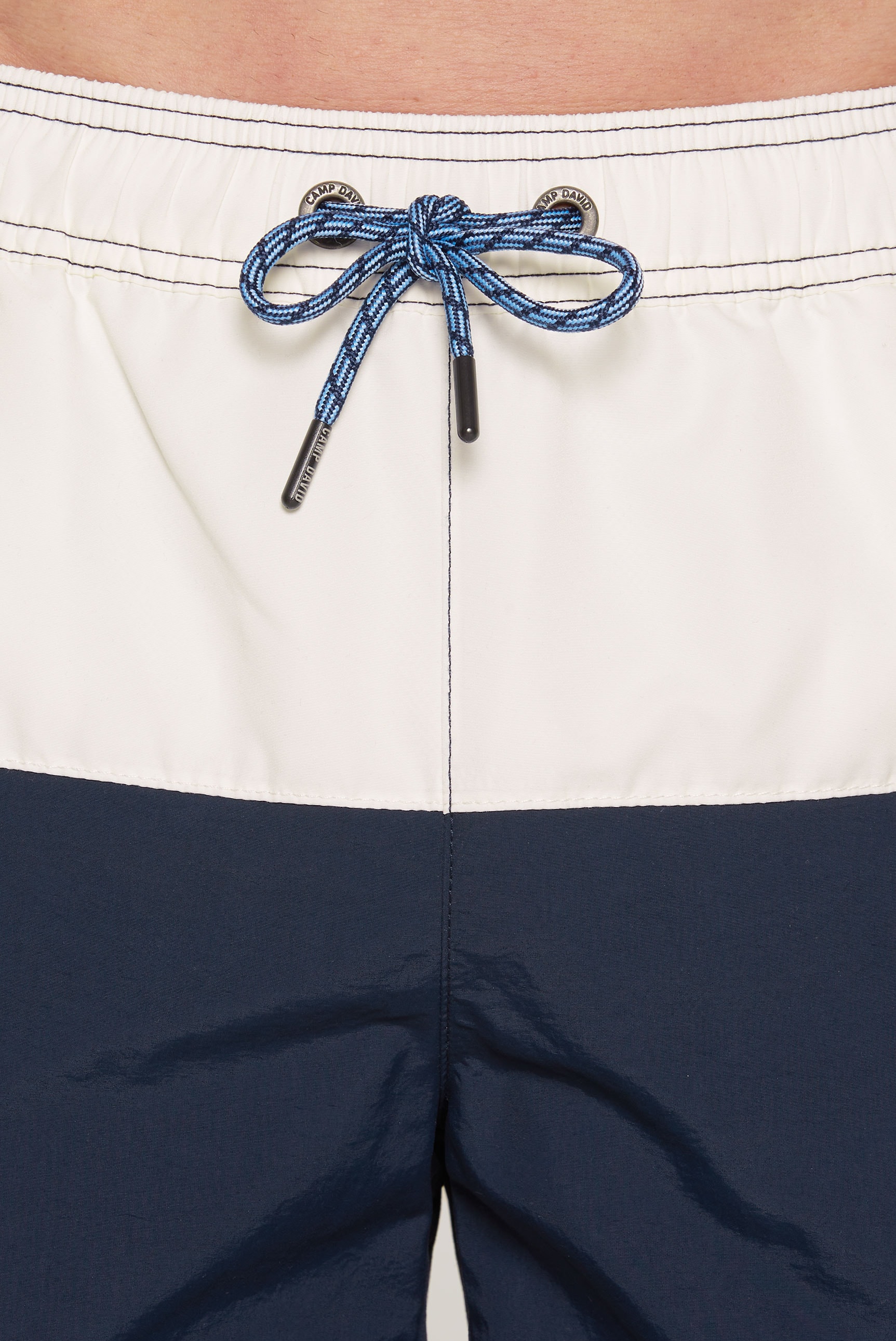 CAMP DAVID Badeshorts mit Logo Print