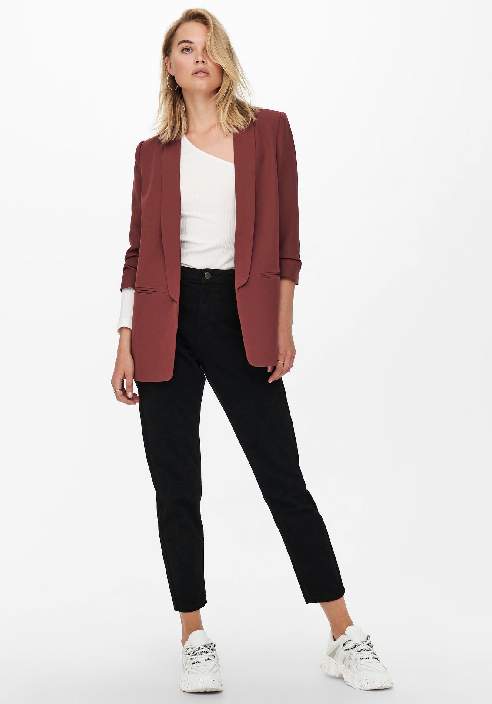 ONLY Kurzblazer »ONLELLY 3/4 LIFE BLAZER TLR NOOS«, mit 3/4 Ärmel