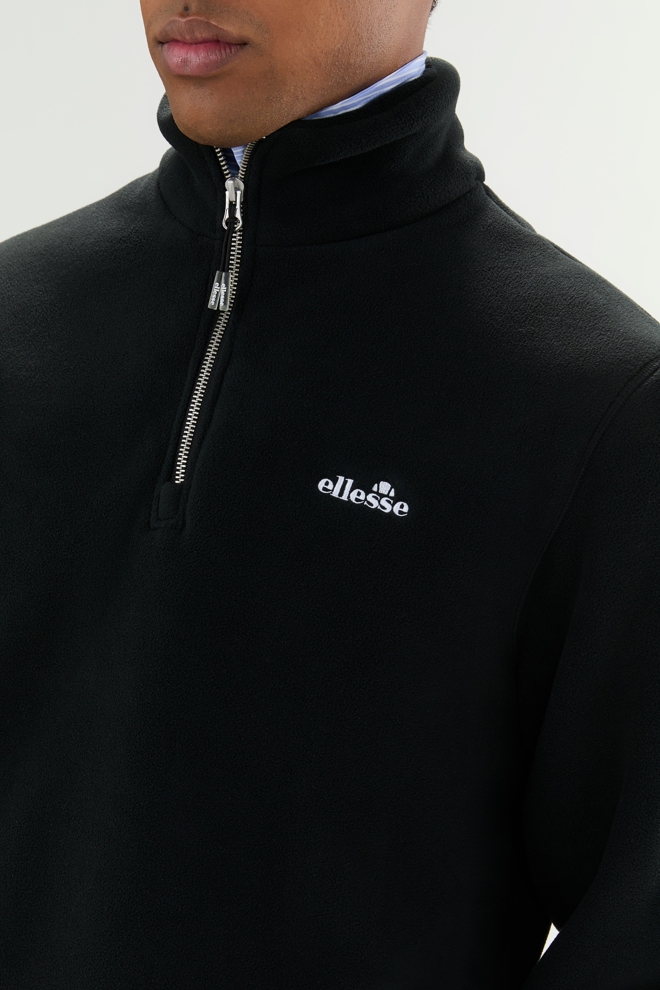 Ellesse Strickfleece-Pullover »ZERANO 2 1/4 ZIP JACKET« sportlicher Stil, für Erwachsene, Langarm, aus Polyester