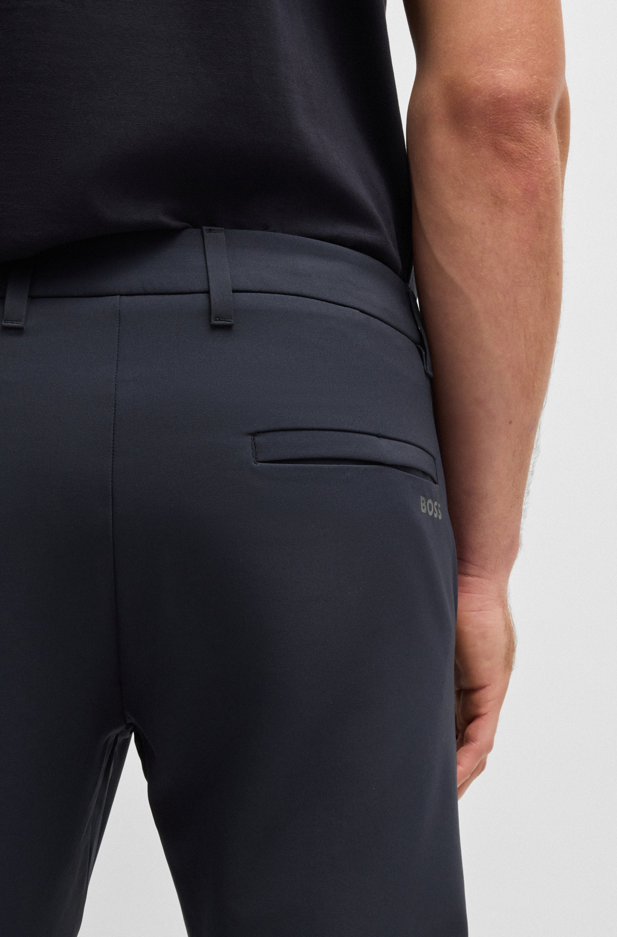 BOSS GREEN Stretch-Hose »T_Commuter-Slim«, in schmaler Passform