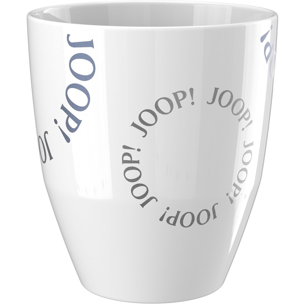 Joop! Becher »COLLECTOR'S MUG DESIGN EDITION im Dessin LOGO CIRCLES«, (1 tlg.), Sammelbecher mit neu interpretiertem JOOP! Logo-Muster, 320 ml