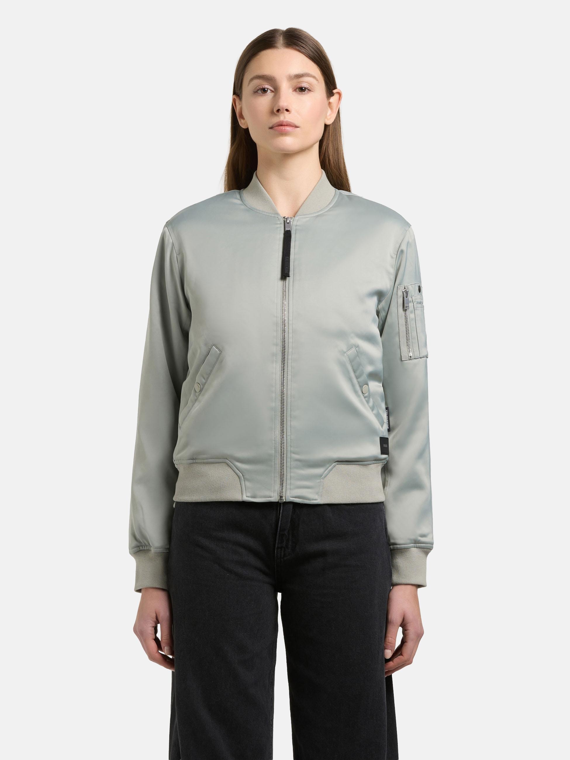 khujo Bomberjacke »Bomberjacke Beth« ohne Kapuze Seidig glatte Blousonjacke