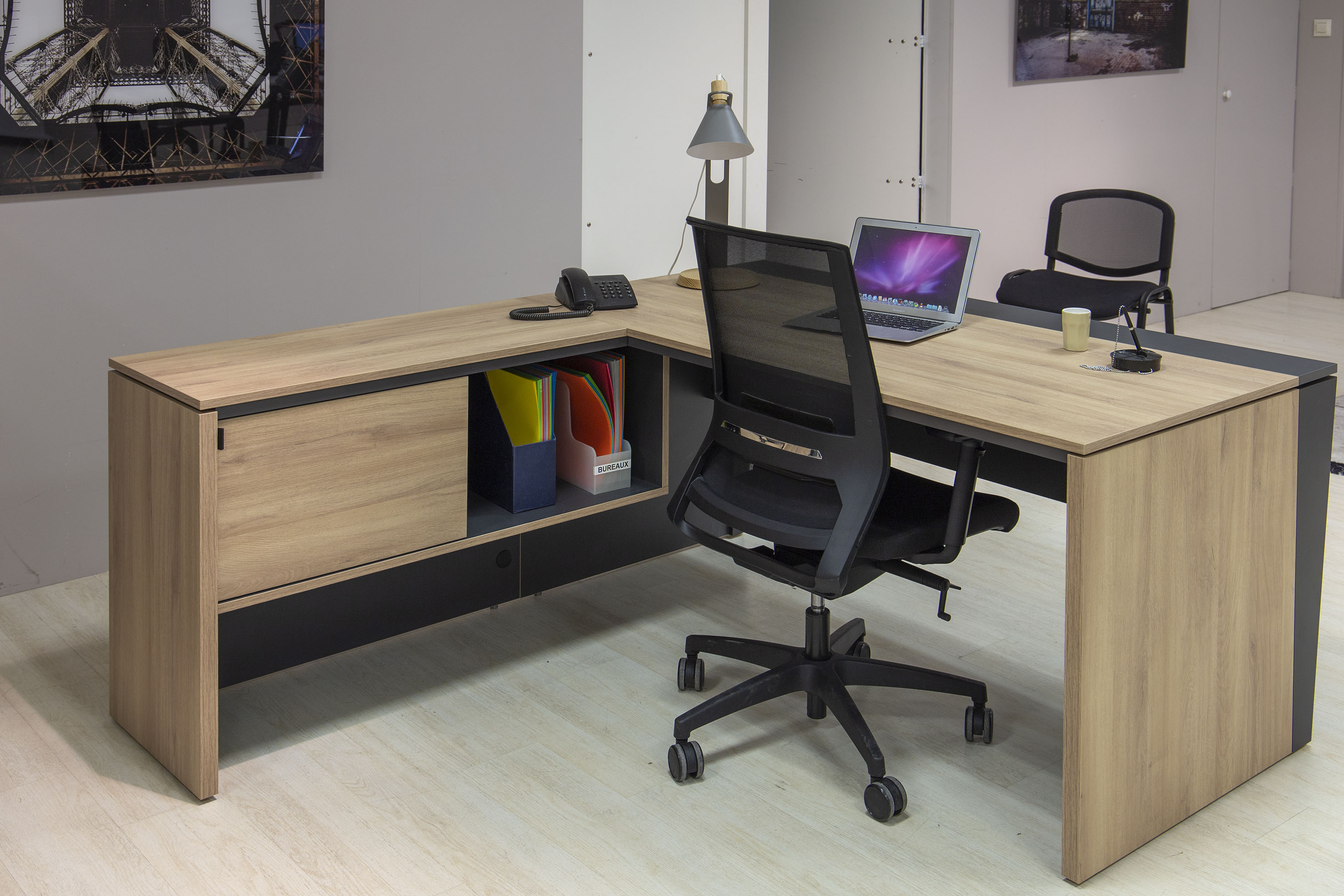 »Kai«, Möbel günstig Made online borchardt Germany Design, Monitorständer, Bildschirmerhöhung in kaufen Schreibtischaufsatz modernen im
