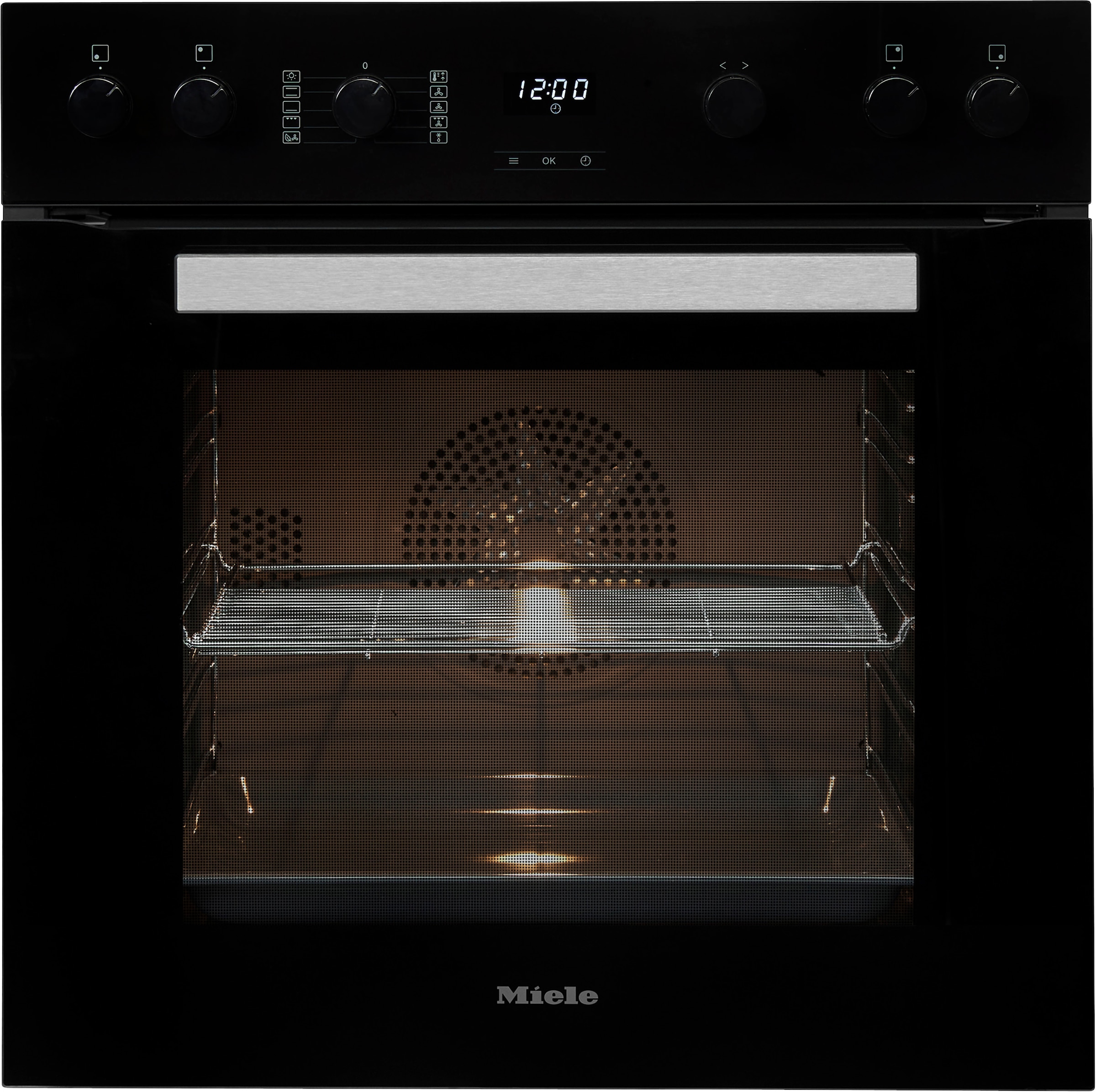 Miele Induktions Herd-Set »H2455 I OBSW + KM 7061 FR« Herd-Set - Kombination aus Herd und Induktionskochfeld