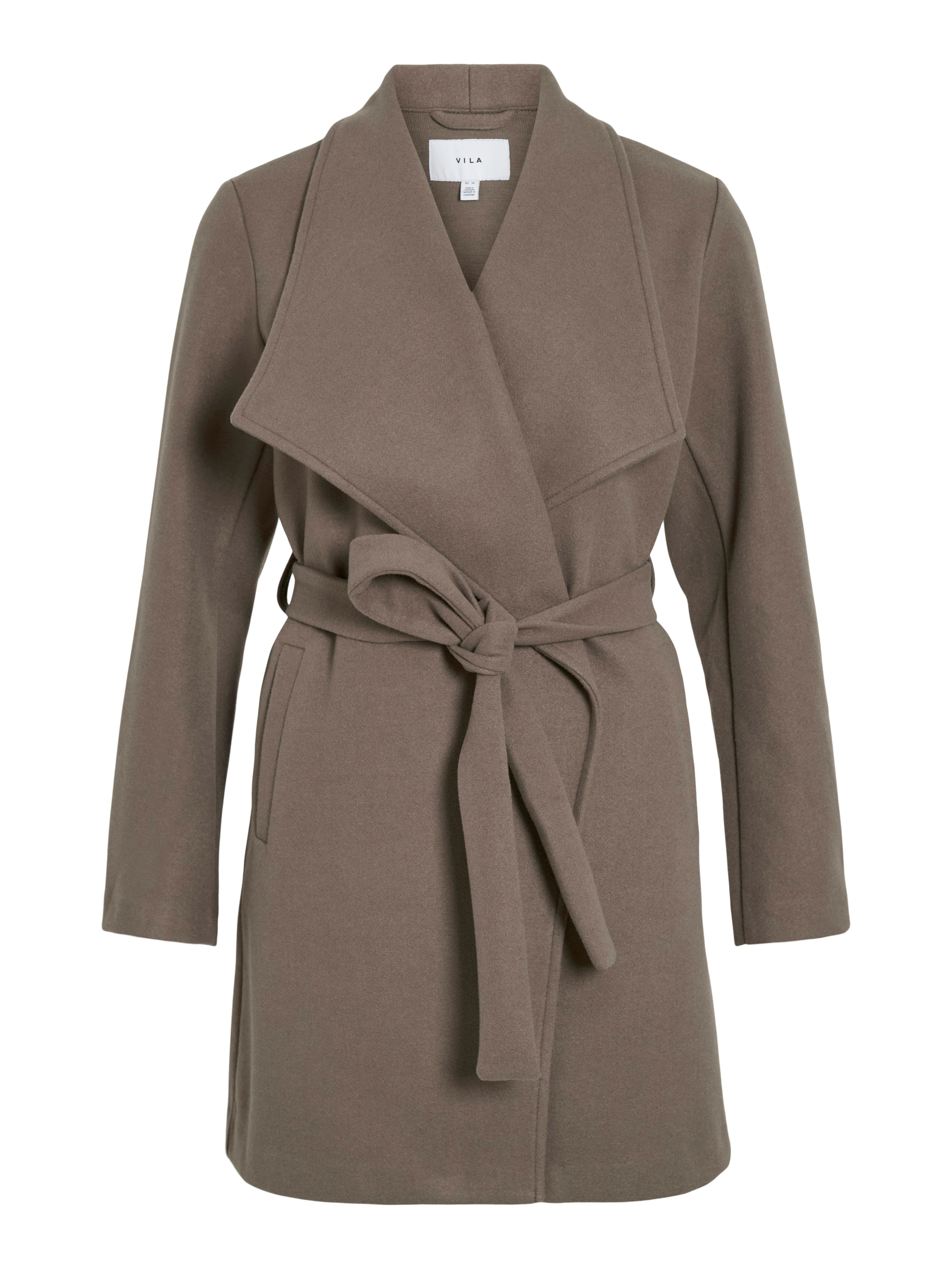 Vila Kurzmantel »VICOOLEY COLLAR BELT COAT - NOOS«