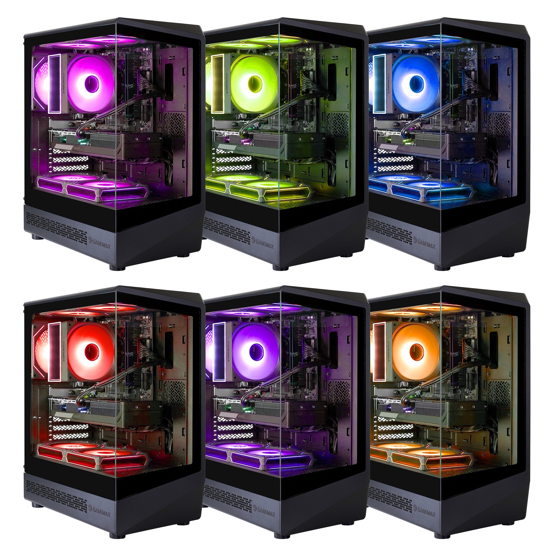 GAMEMAX Gaming-PC »VISTA COC AB 8039 AMD Ryzen 5 7500F 16GB DDR5 1TB SSD RX 9070« Windows 11, DDR5 RAM