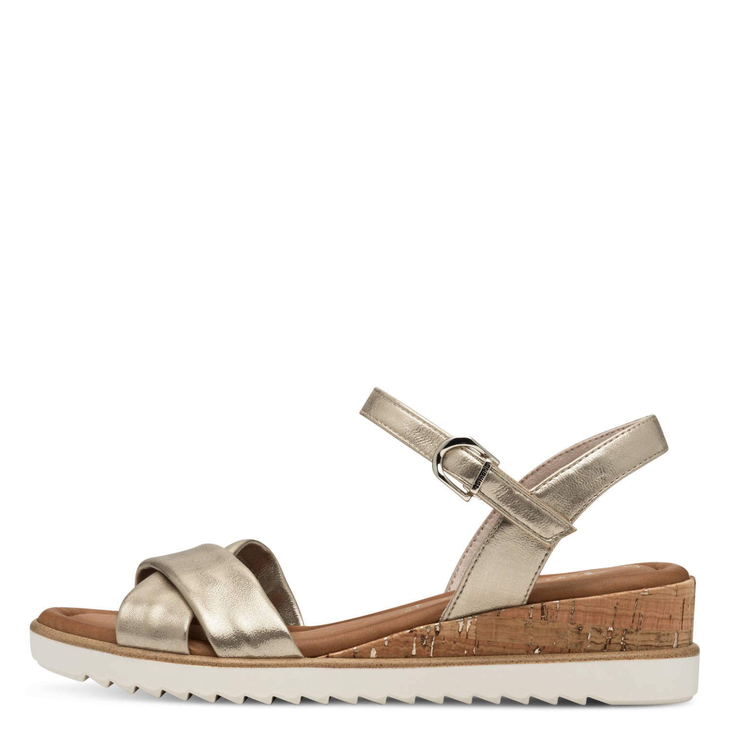 Tamaris Sandalette  , Keilabsatz, Sommerschuh, Riemchensandale mit Schnallenverschluss