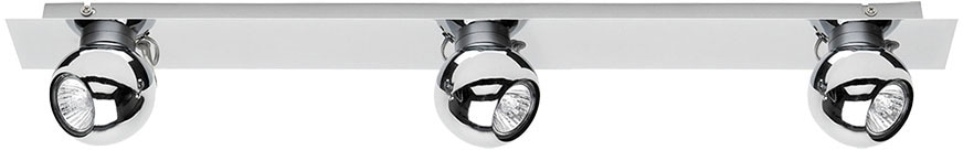 SPOT Light Deckenleuchte »Sergio«, 3 flammig, Leuchtmittel GU10 | LED wechselbar, Deckenleuchte aus Metall für den Flur, Wohn- und Essbereich
