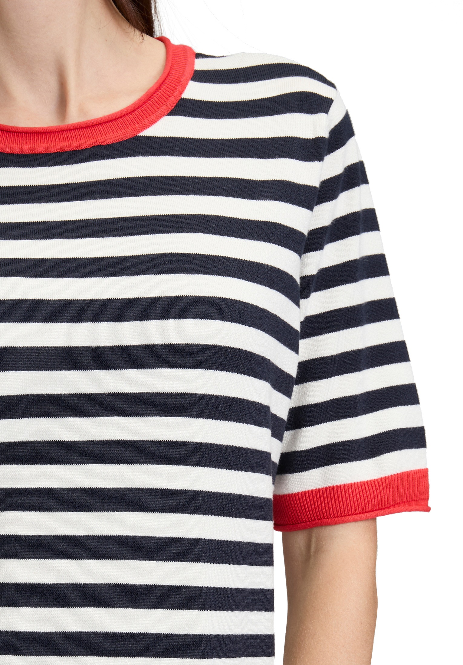 Betty Barclay Rundhalspullover »Basic-Pullover mit Streifen«