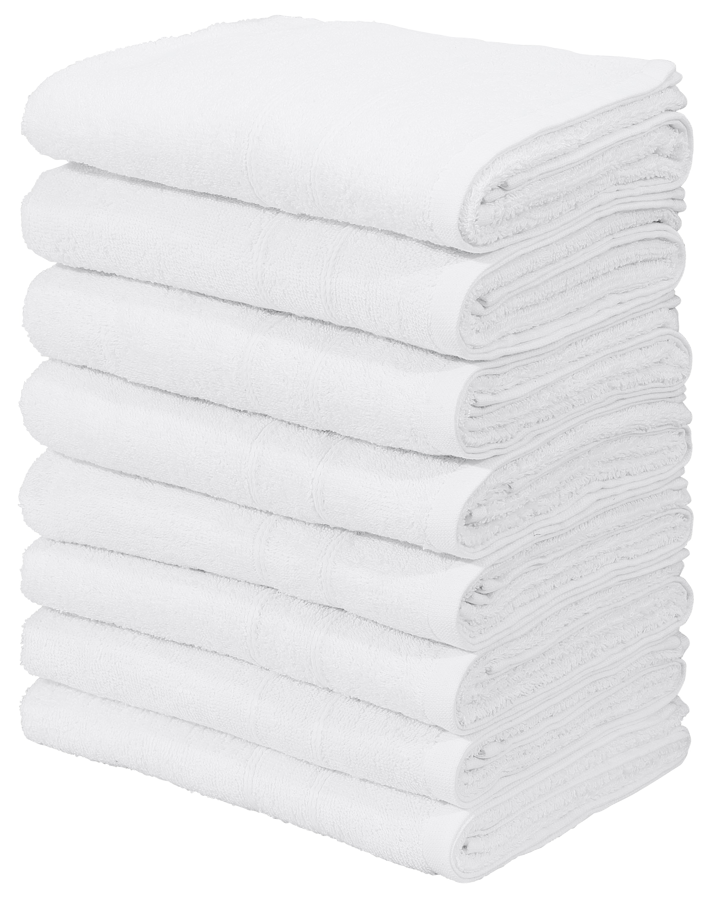 OTTO home Handtuch Set "Inga, 8 tlg. Handtuch-Set 50x100cm" Handtücher mit feiner Bordüre, 100% Baumwolle, einfarbig, weich