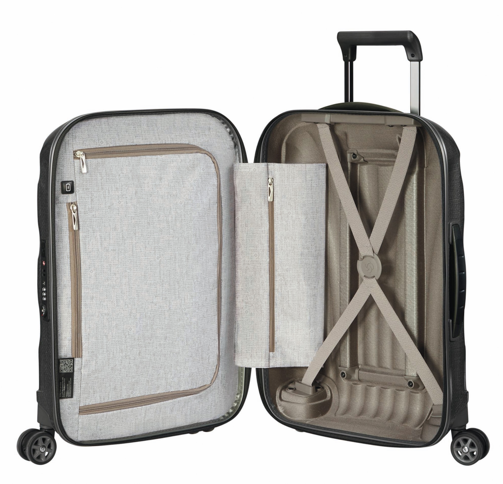 Samsonite Hartschalen-Trolley »C-LITE, verschiedene Größen und Farben«, 4 Rollen, Reisekoffer Aufgabegepäck Trolley TSA-Zahlenschloss Made in Europe