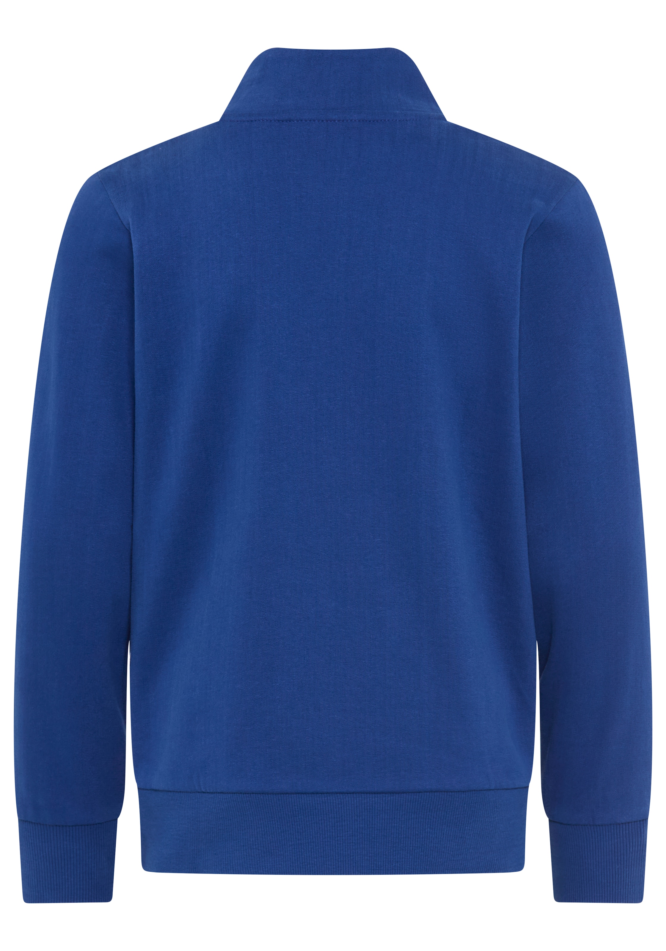 Scout Sweatshirt »Troyer, Zip-Sweatshirt - NEU von SCOUT«, mit Reißverschluss am Kragen, mit Rippbündchen an Ärmeln
