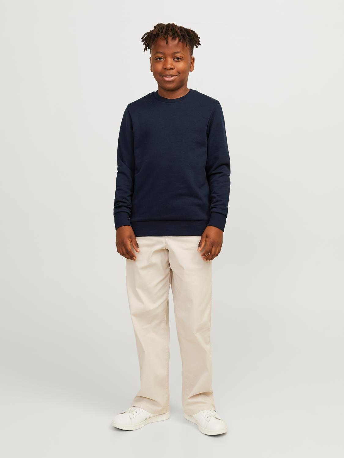 Jack & Jones Junior Sweatshirt »JJEBRADLEY einfach kombinierbar, pflegeleicht«, Materialmix, regular fit
