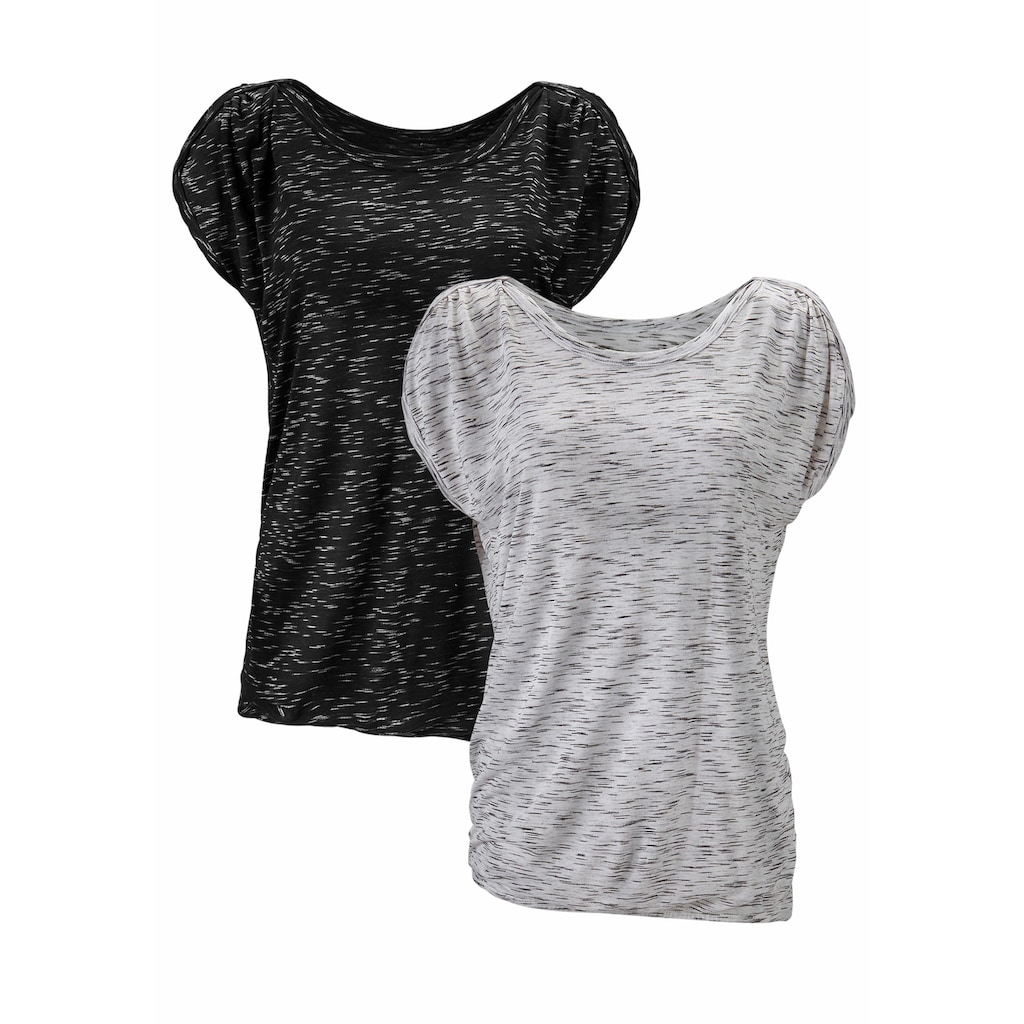 LASCANA T-Shirt, (2er-Pack)