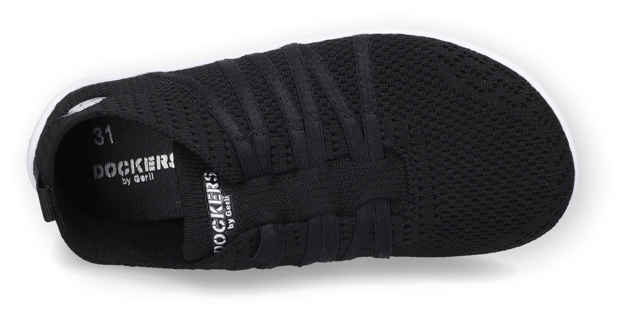 Dockers by Gerli Slip-On Sneaker, Barfußsohle, Schnürschuh, Schlupfschuh mit Gummizug