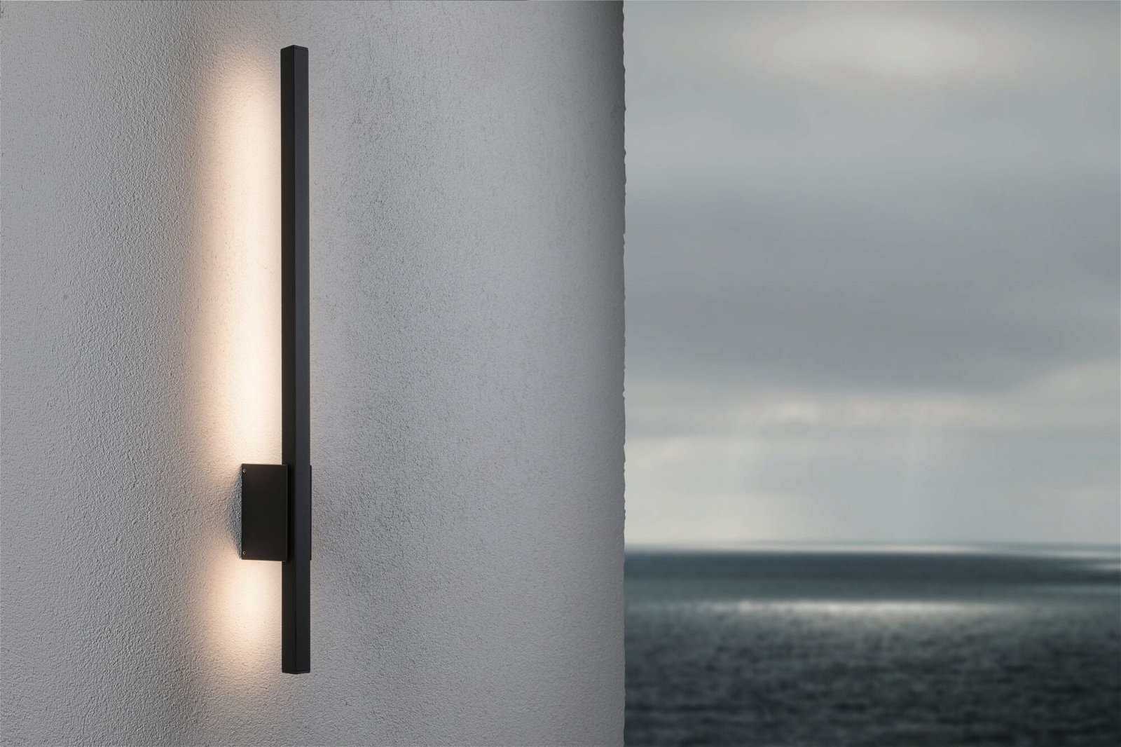 Paulmann LED Außen-Wandleuchte »Stan IP44 800mm 3000K 11,5W 300lm 230V Anthrazit Aluminium«, 1 flammig, seewasserresistent