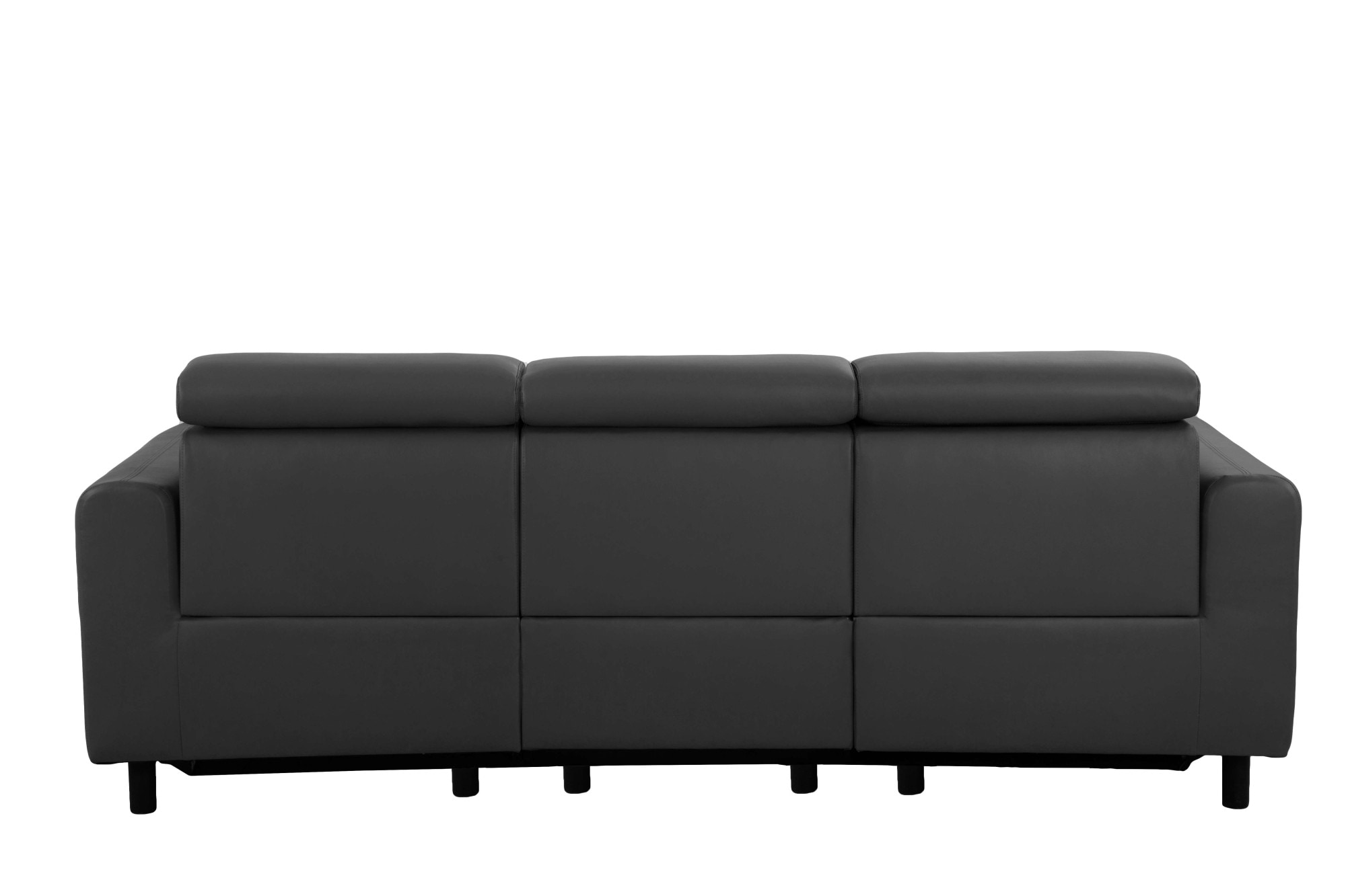 Home affaire 3-Sitzer »SKAANE Lederoptik, 229 cm, manuelle-u. elektrische Relaxfunktion«, Relax-Funktion in 2 Sitzen, Kopfteilverstellung, Federkernpolsterung