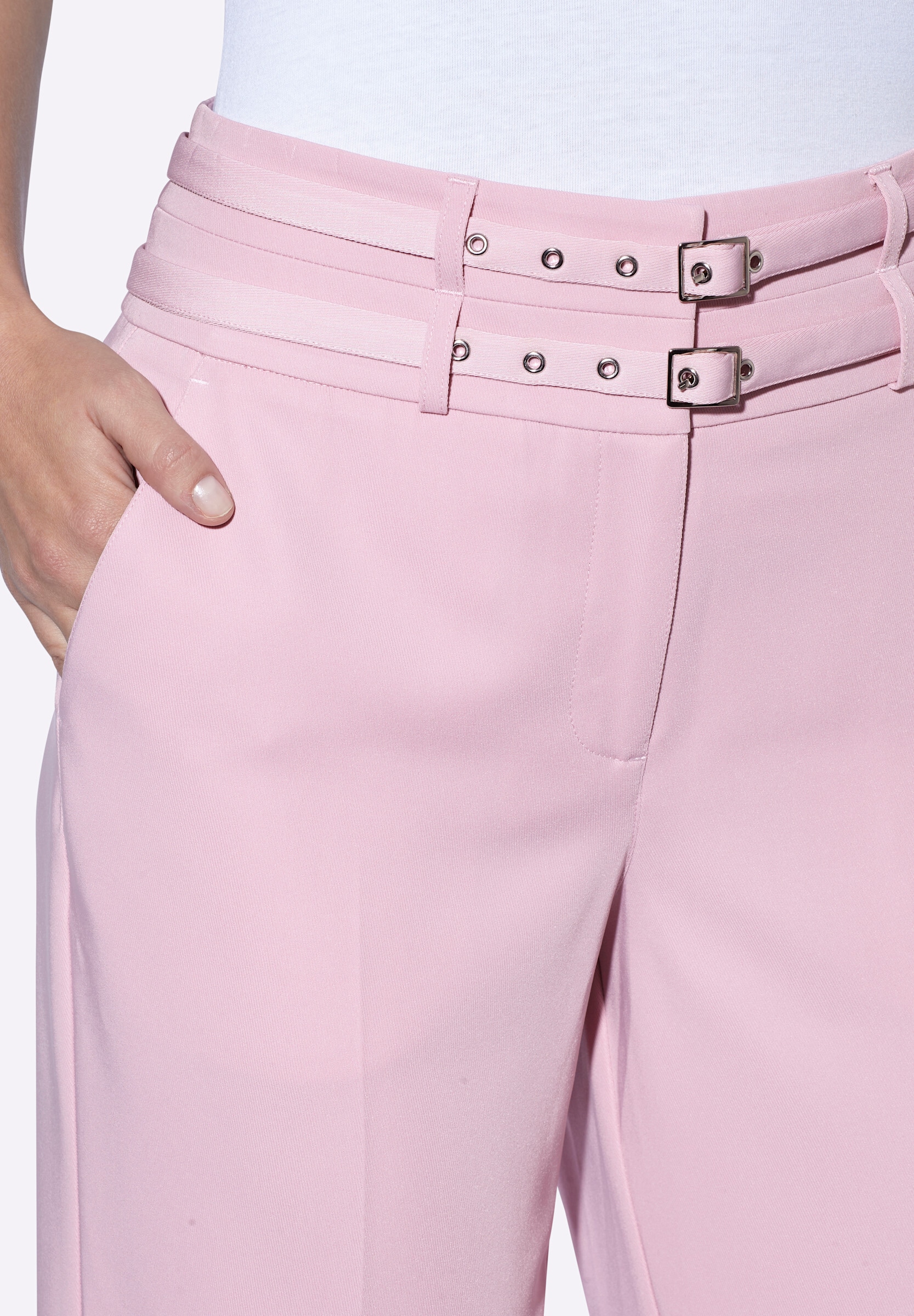 heine Bügelfaltenhose »Hose Bügelfaltenhose inkl. Gürtel«