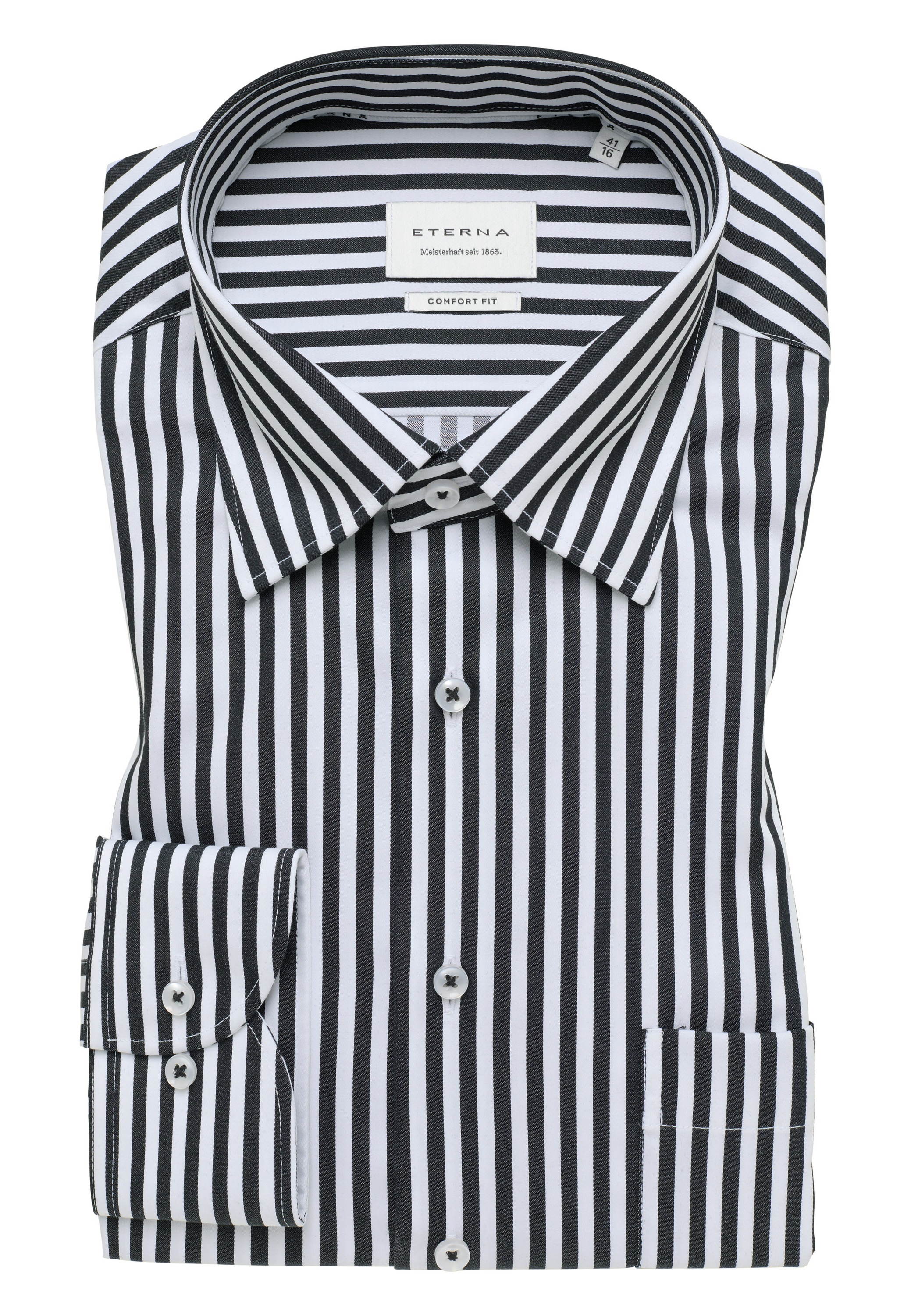 Eterna Langarmhemd »COMFORT FIT«, NON IRON (bügelfrei)