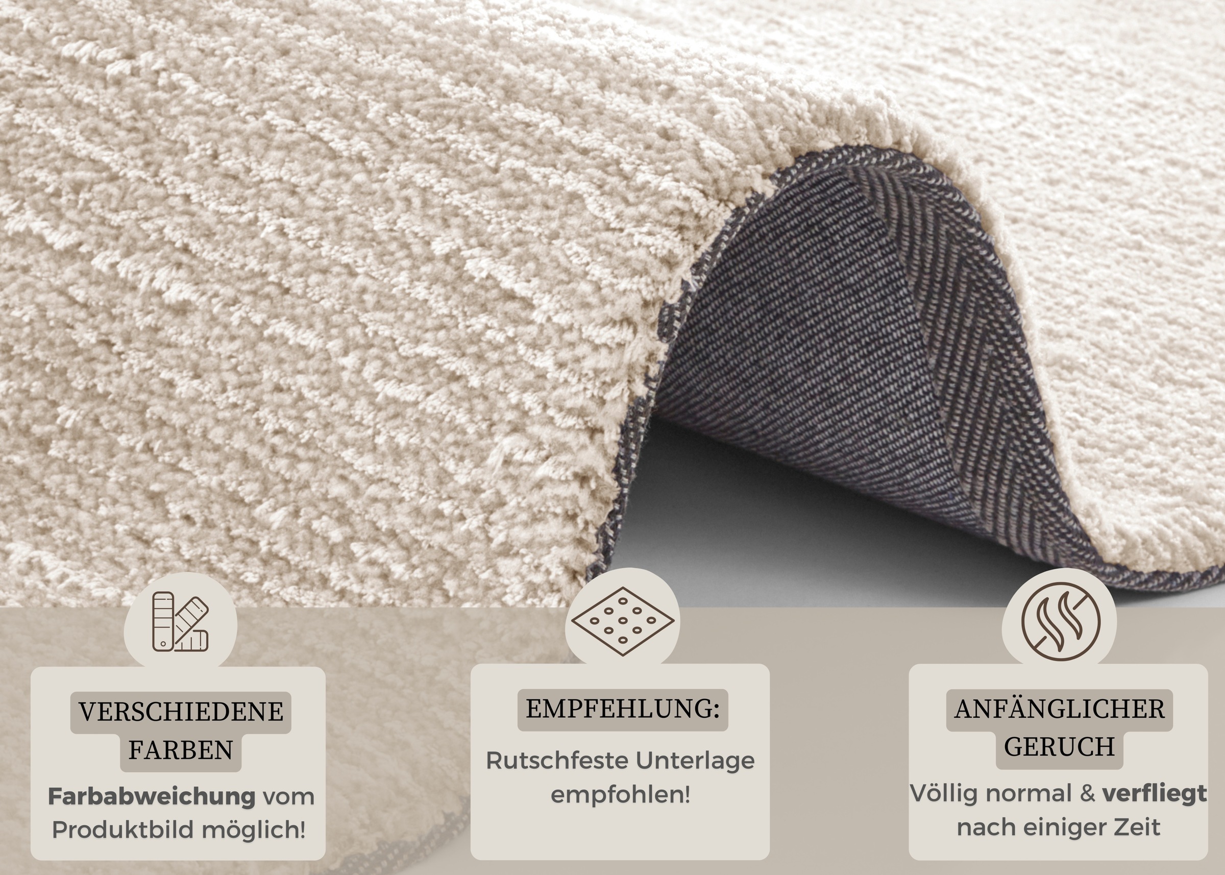 HANSE Home Teppich »Supersoft«, rechteckig, 10 mm Höhe, Kurzflor, Läufer Modern, Einfarbig, Wohnzimmer, Schlafzimmer