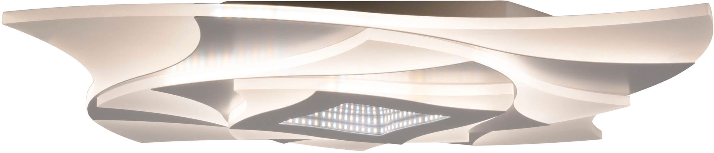 näve »Liora« LED-Modul 1 Stk. warmweiß - kaltweiß 3D-Effekt, CCT, Memory, Nachtlicht, dimmbar per Fernbedienung, weiß
