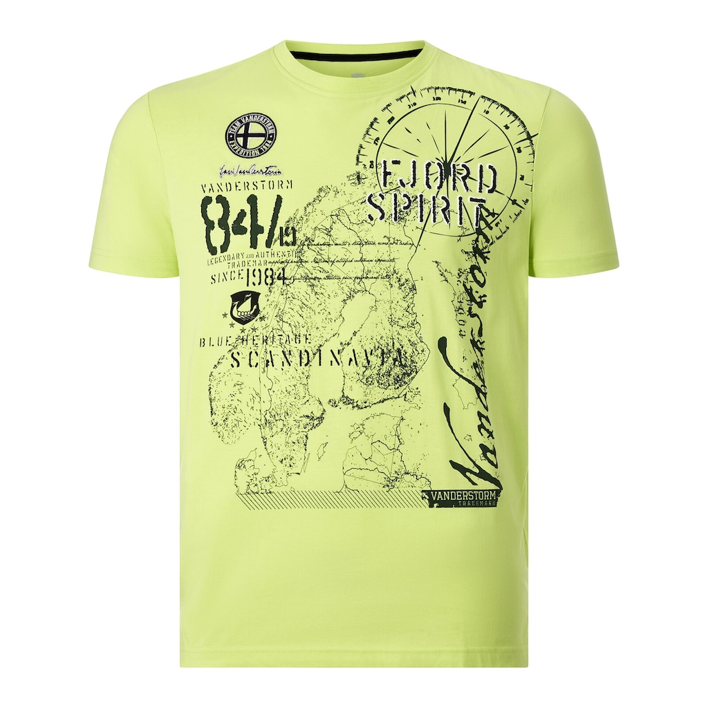 Jan Vanderstorm Rundhalsshirt »T-Shirt DOMINIK«, (1 tlg.)