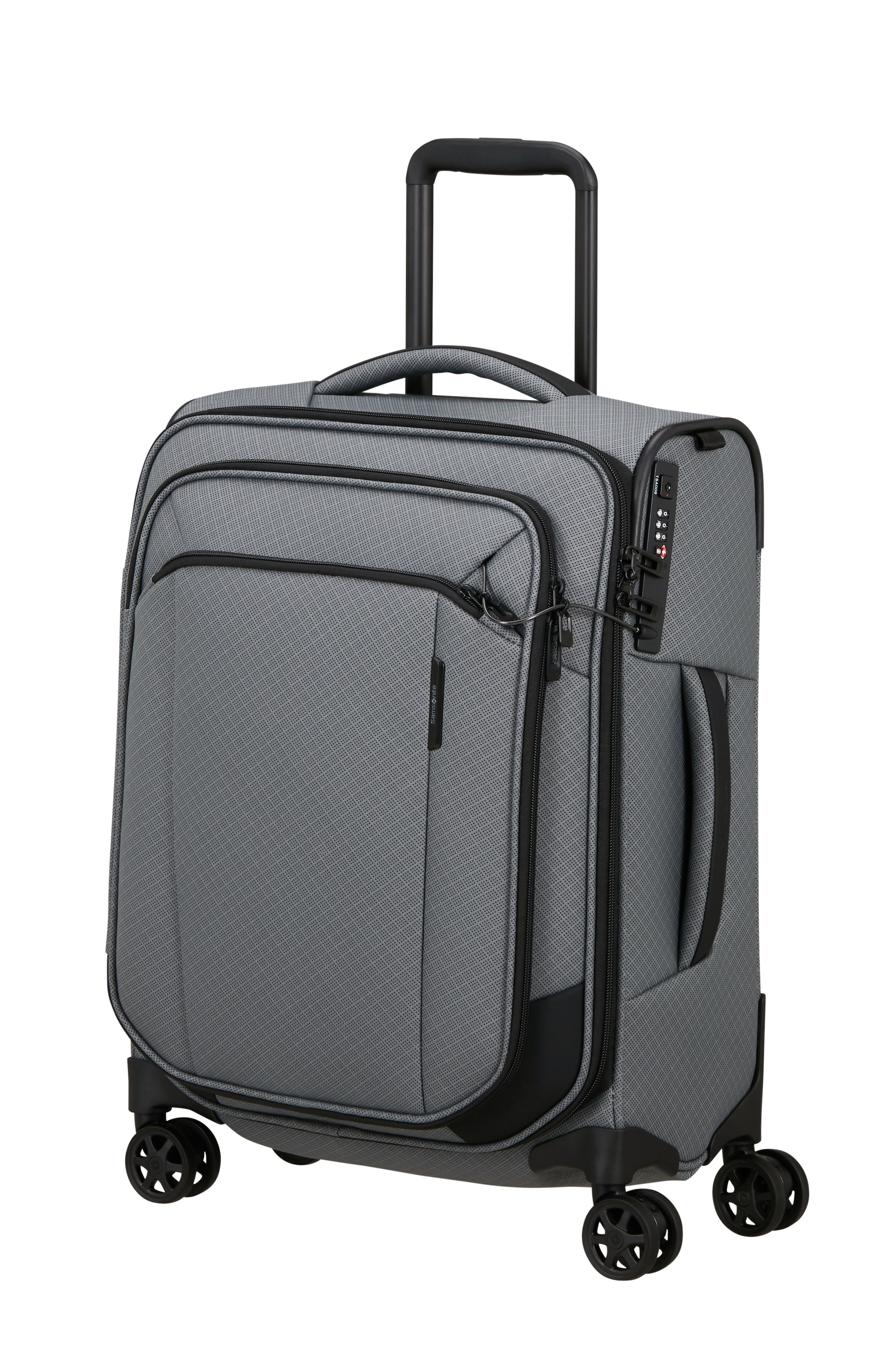 SAMSONITE Maleta de cabina RE-LITE SPINNER 55cm Charcoal Amber gris