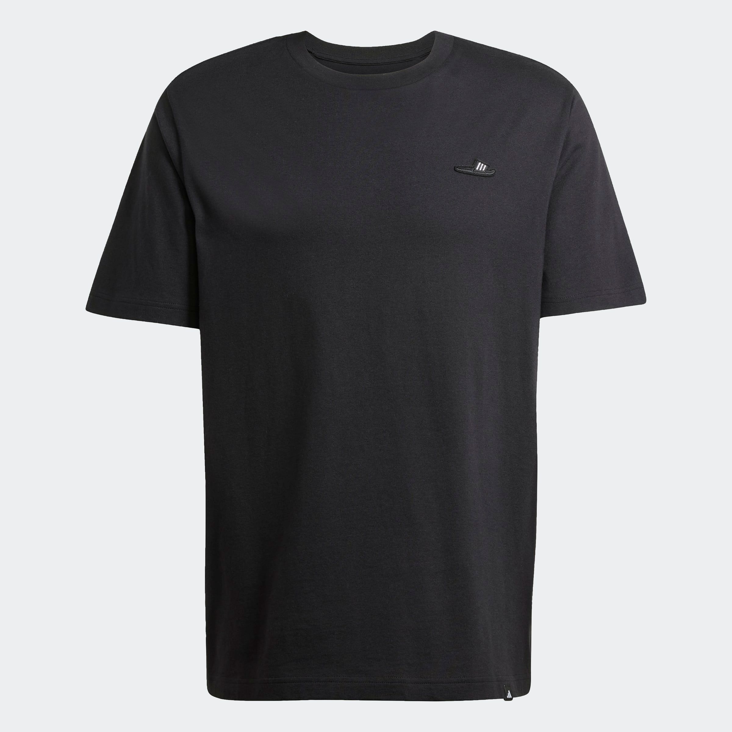 adidas Sportswear T-Shirt »M L SLIDE TEE«, mit adidas Badeschlappen-Grafik, weiche Baumwolle