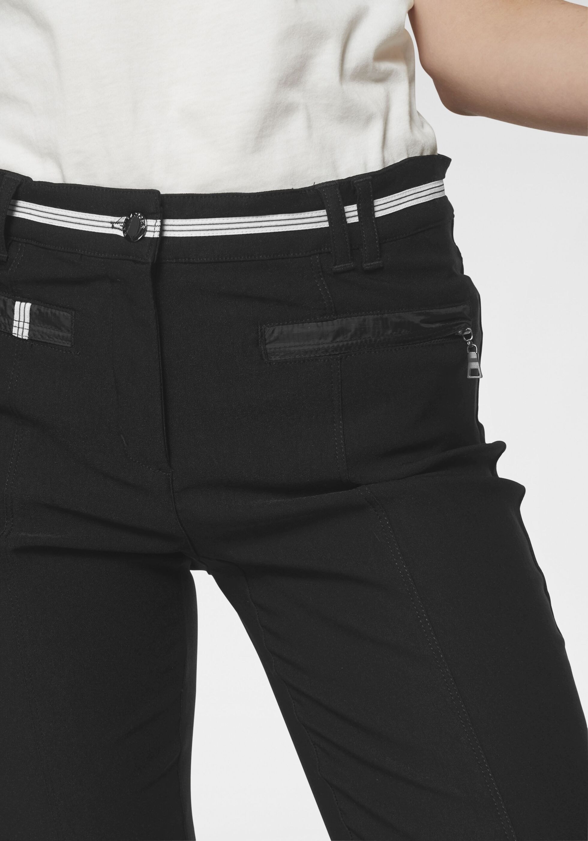 NAVIGAZIONE Stoffhose »NAVIGAZIONE Stretchhose«  mit angerauter Innenseite