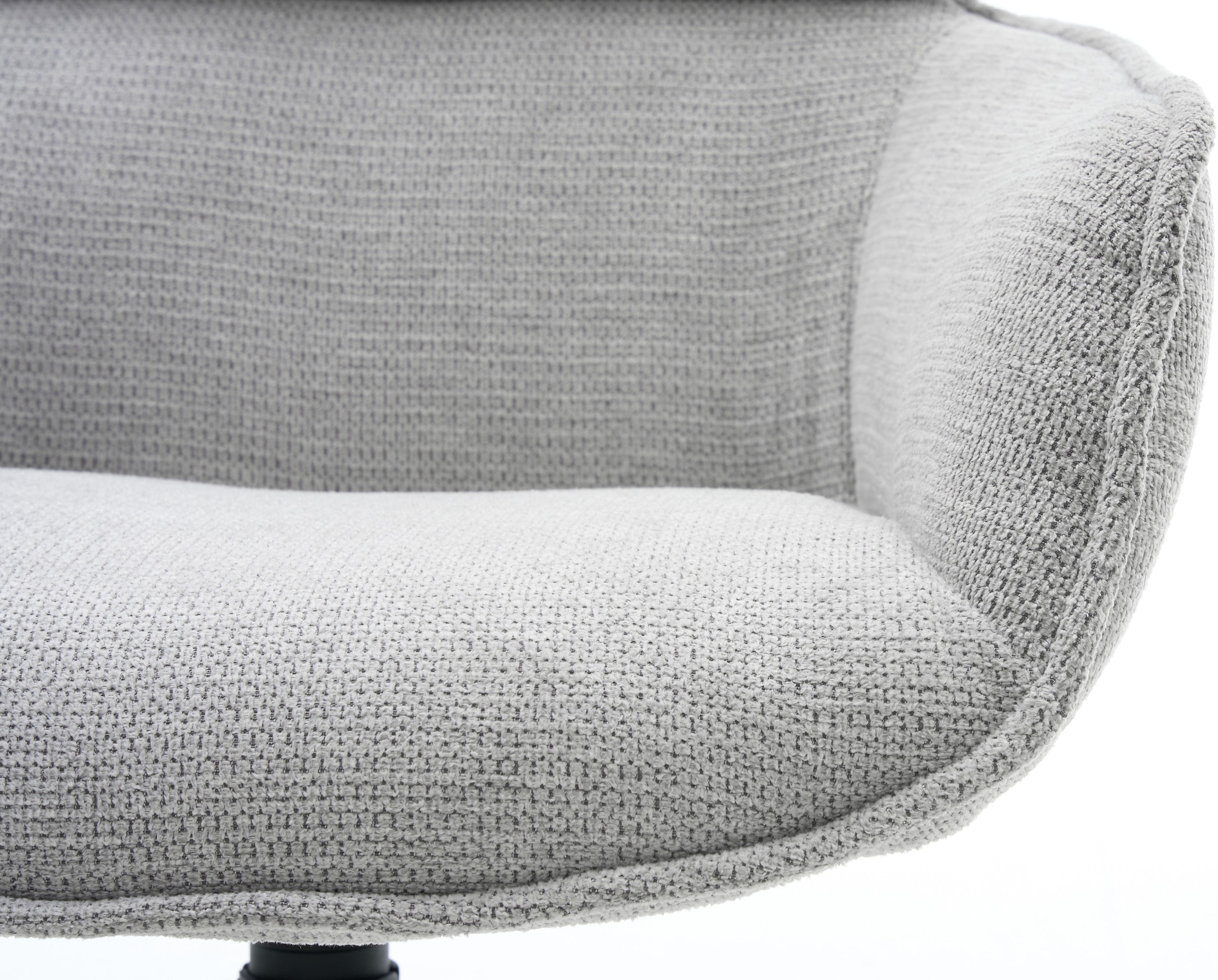 Home affaire Esszimmerstuhl »Cusey«, 1 St., Webstoff, mit 360° Metallfuß, Komfort-Rückenlehne und hautfreundlichem Webstoff