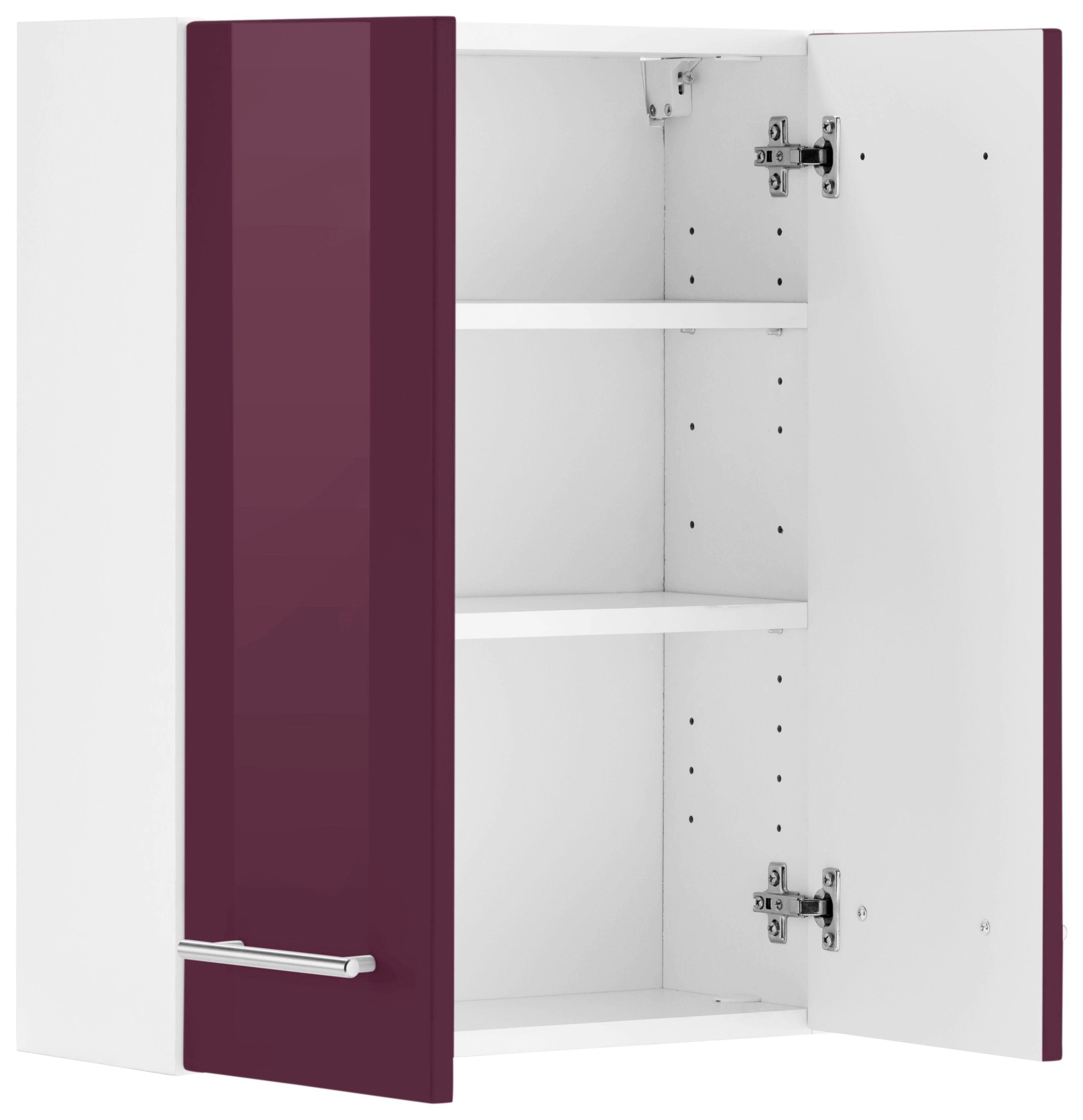 welltime Hängeschrank »Venedig«, Badmöbel mit Breite 50 cm, mit Metallgriffen