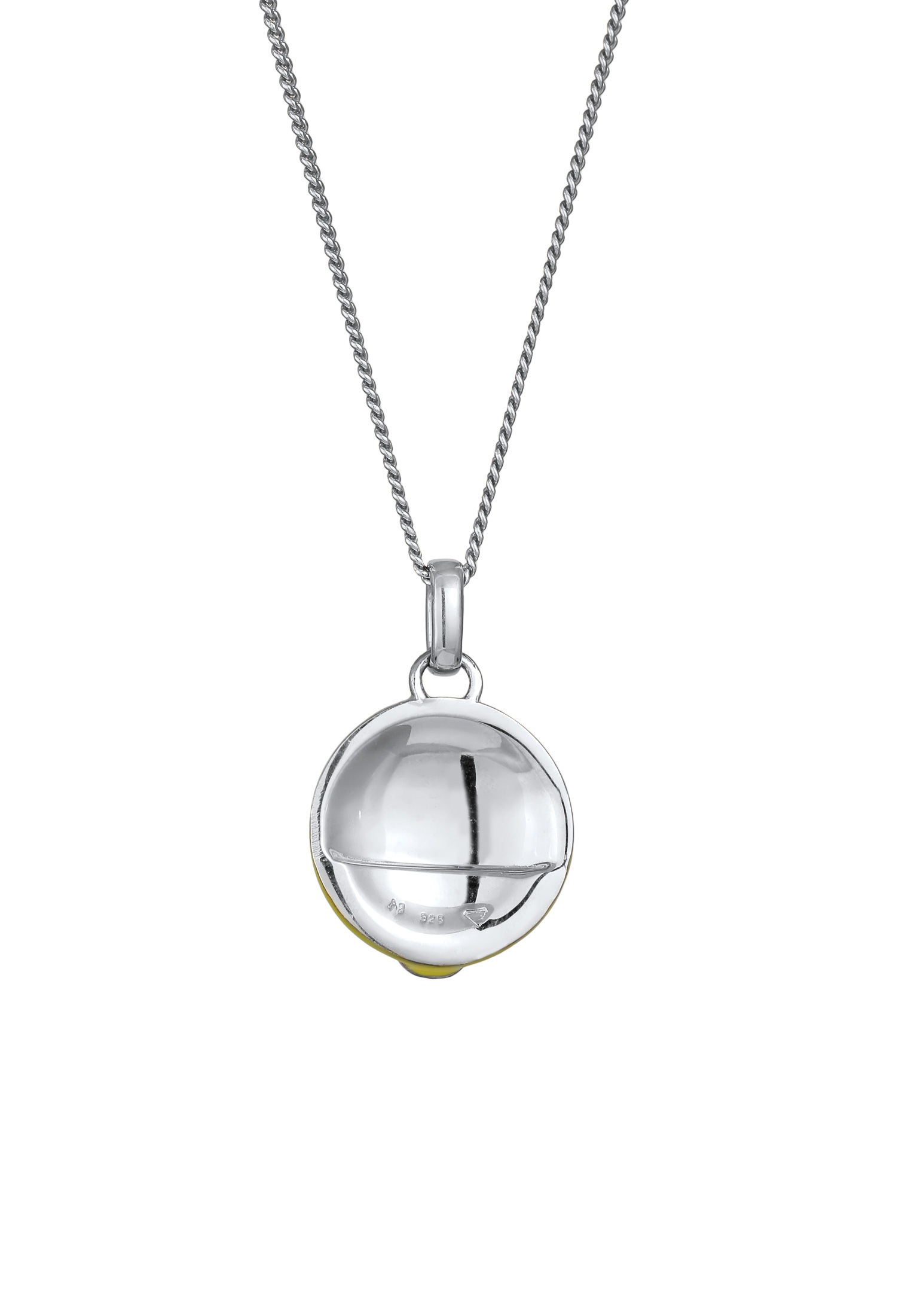 Elli Kette mit Anhänger »Halskette Smiling Face Emoji 925 Sterling Silber«