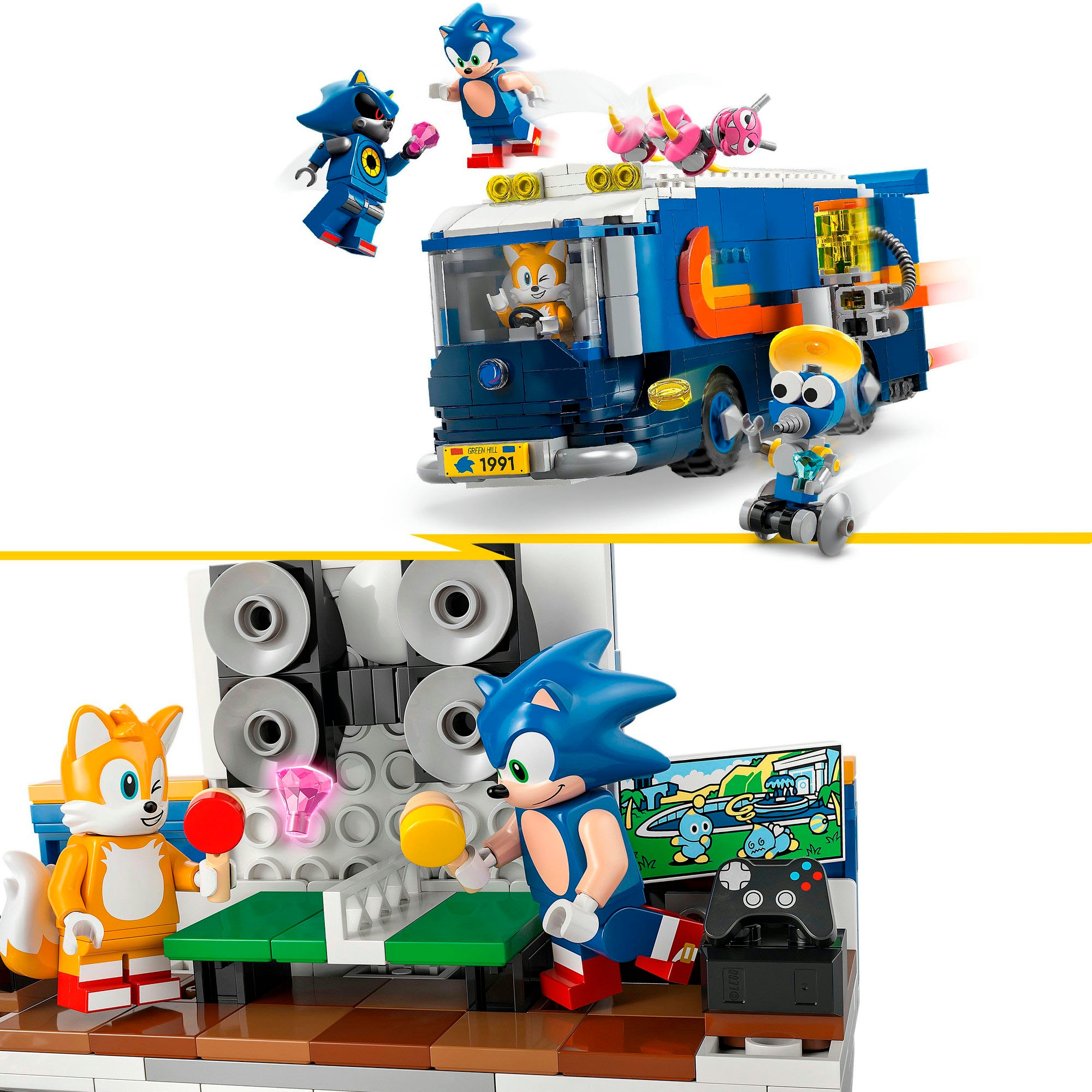 LEGO® Konstruktionsspielsteine »Team Sonics Kommando-Truck (77006), LEGO Sonic« Made in Europe