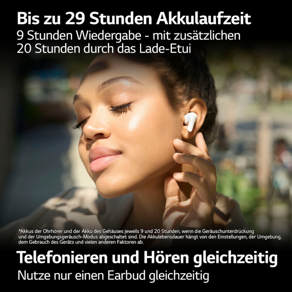 LG wireless In-Ear-Kopfhörer »TONE Free DT60Q«