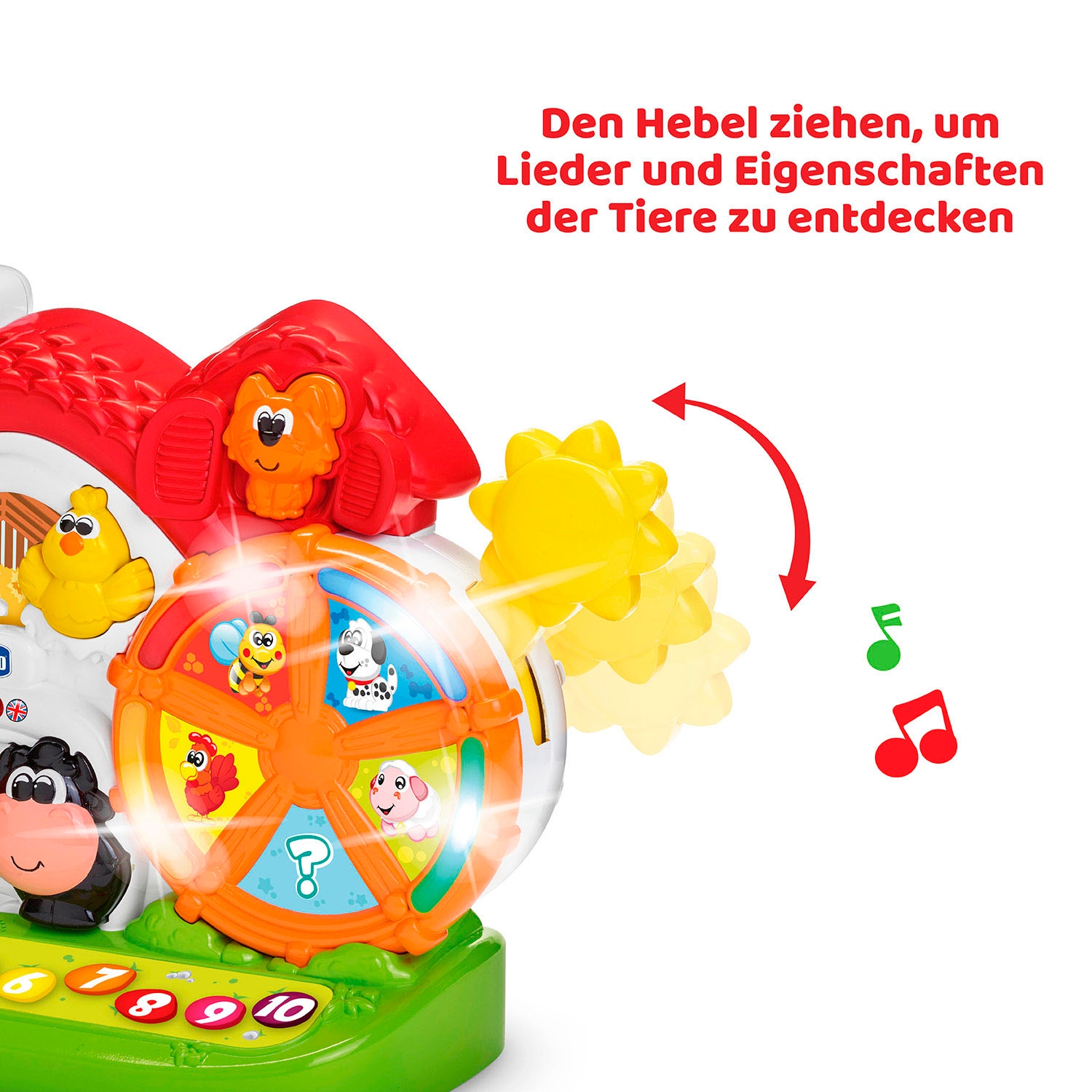 Chicco Lernspielzeug »Sprechende Farm (D/GB)«