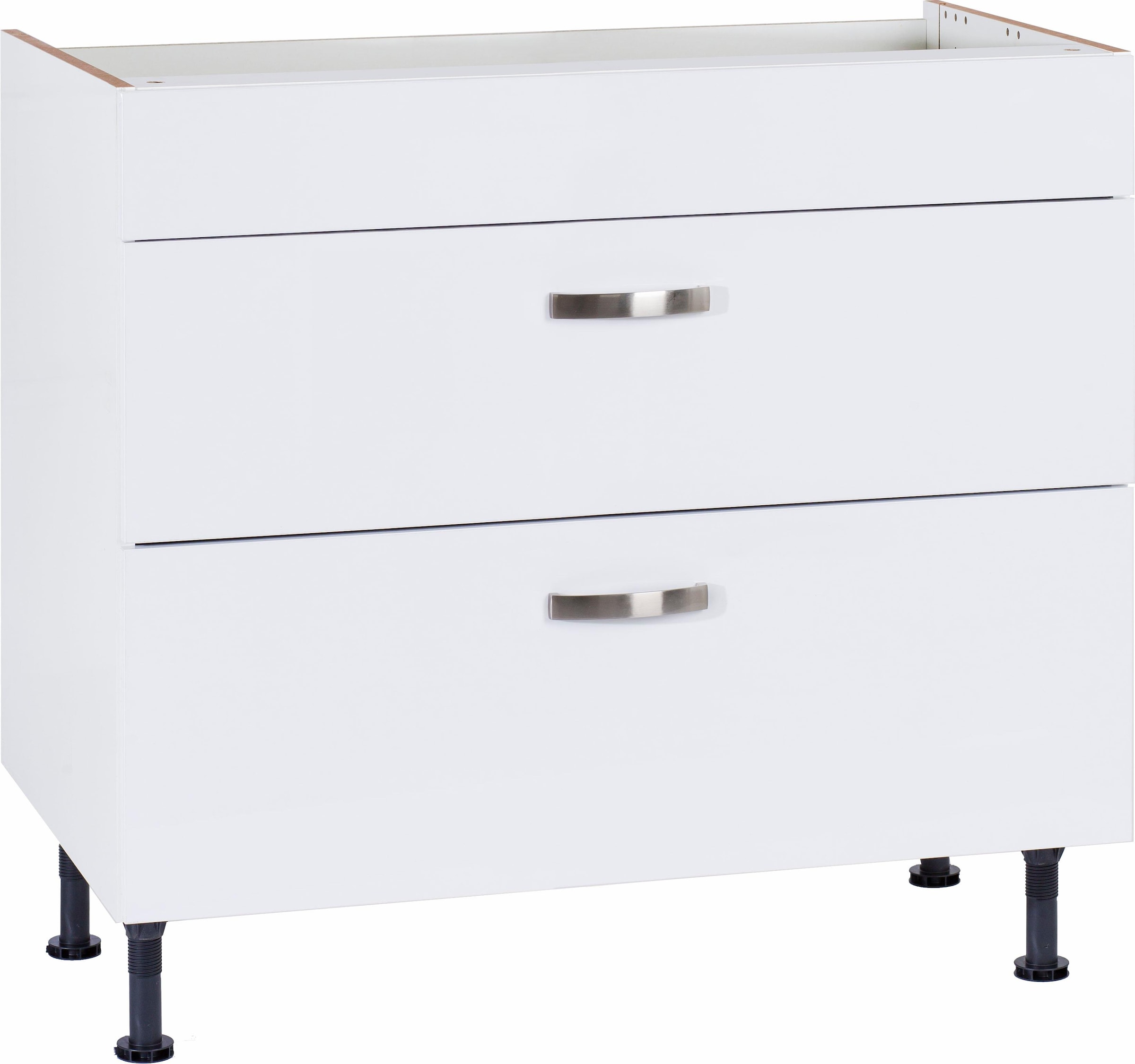 KOCHSTATION Kochfeldumbauschrank »KS-Cara«, Breite 90 cm, mit Vollauszügen und Soft-Close-Funktion
