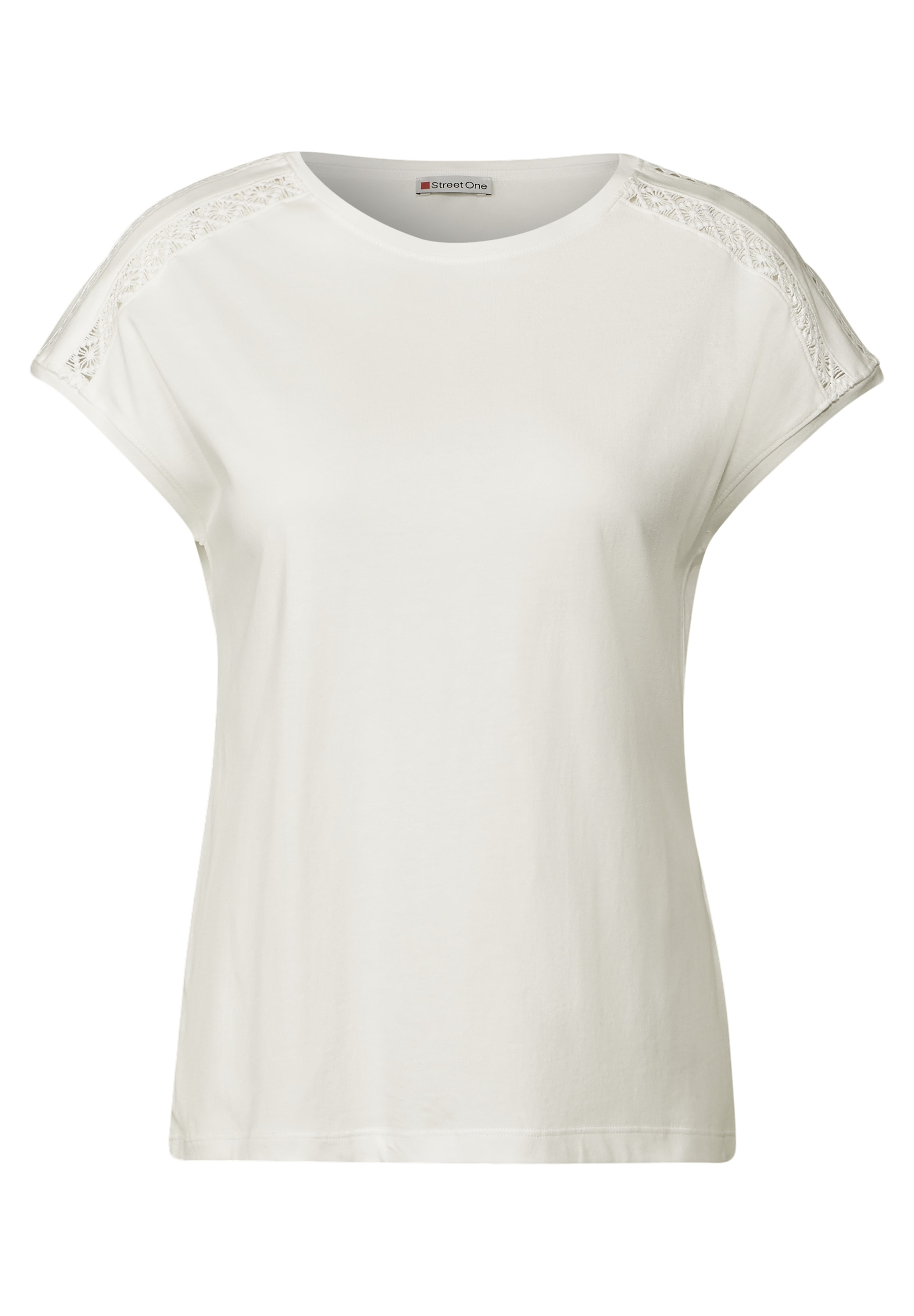 STREET ONE T-Shirt, mit Häkeldetails