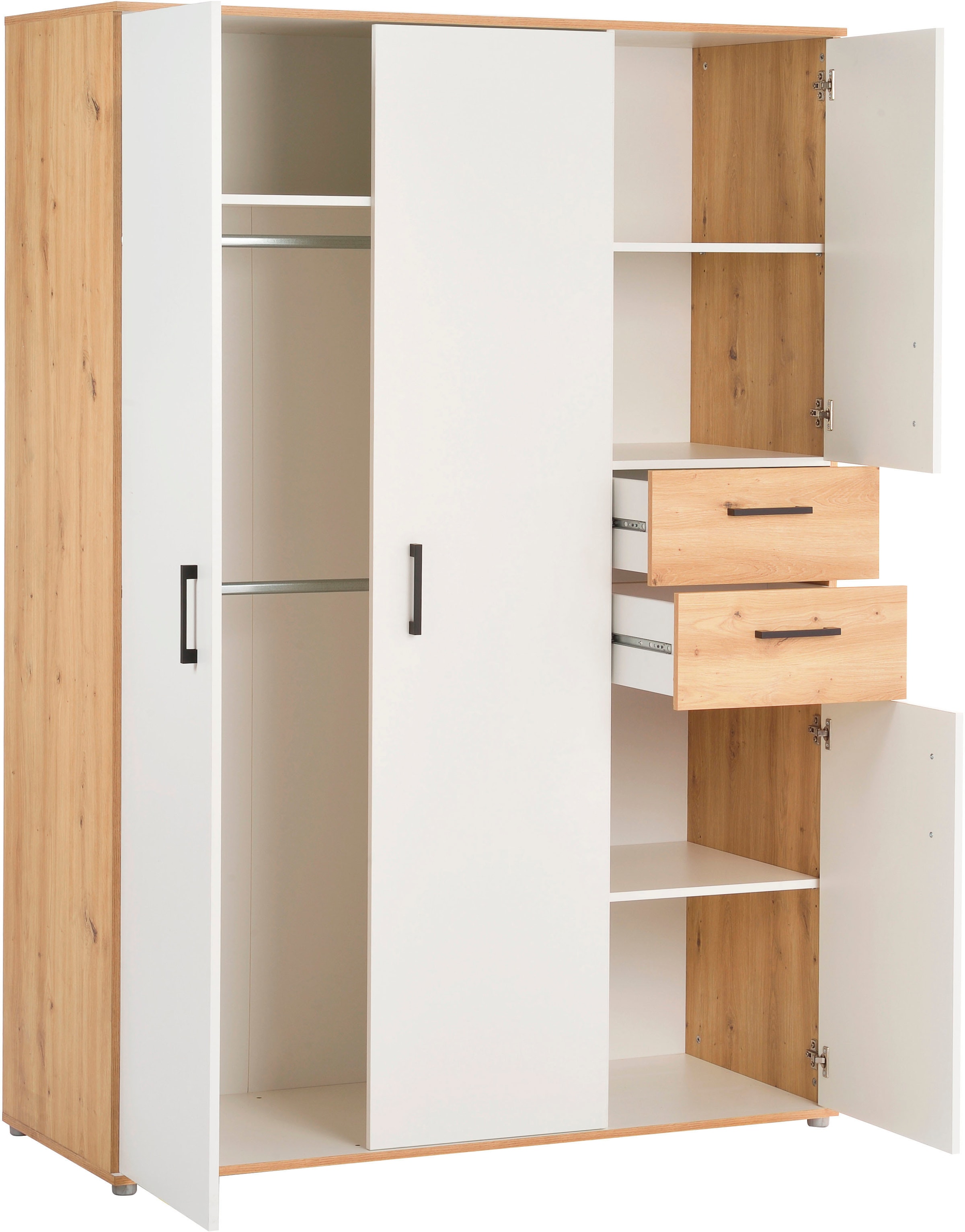 arthur berndt Jugendzimmer-Set »Jugendzimmer-Set »Bente« 2-teilig« 2 tlg. Artisan Oak Nb/Weiß