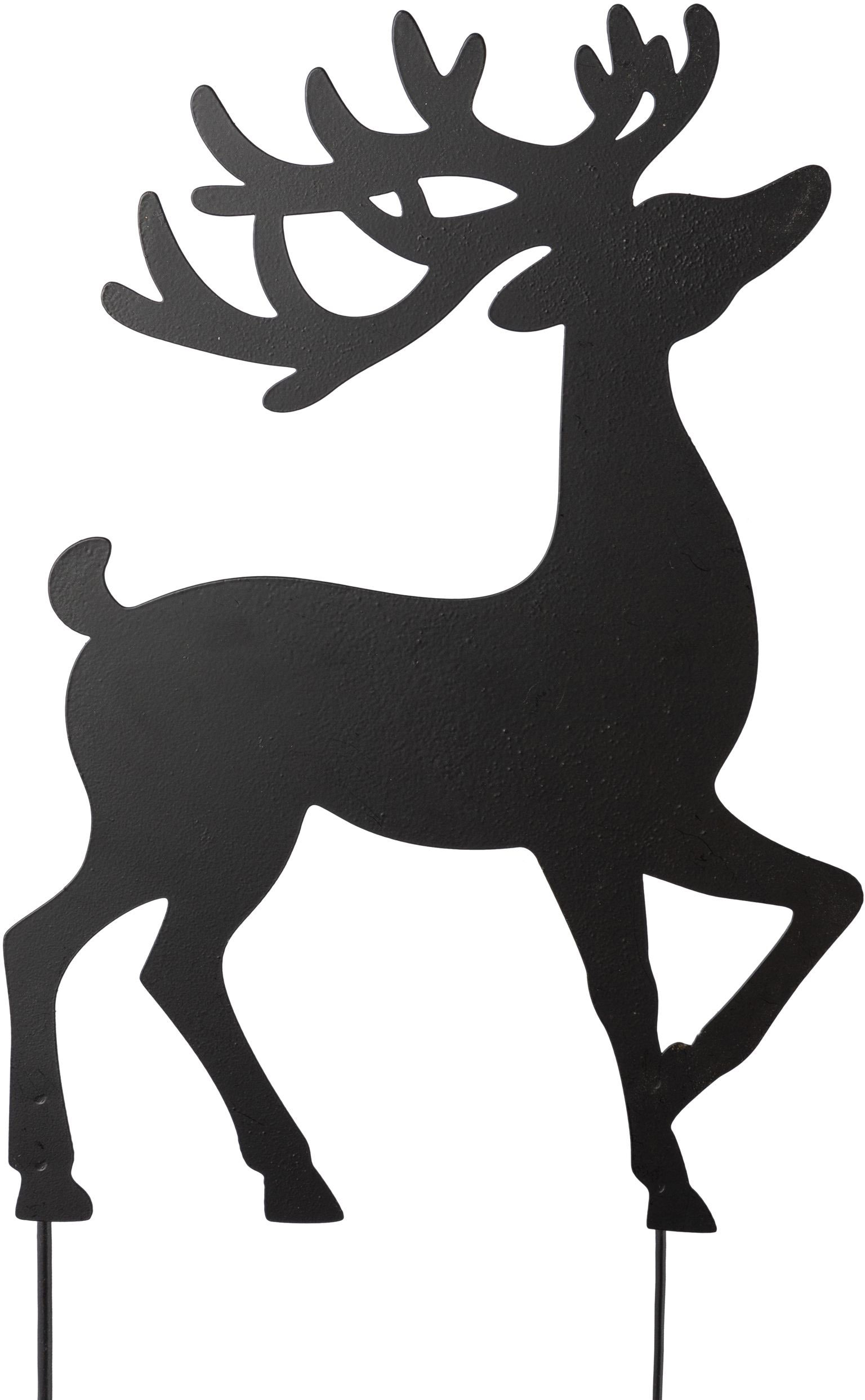 Creativ deco Weihnachtsfigur zum Raten Hirsch »Weihnachtsdeko«, auf Stecken kaufen