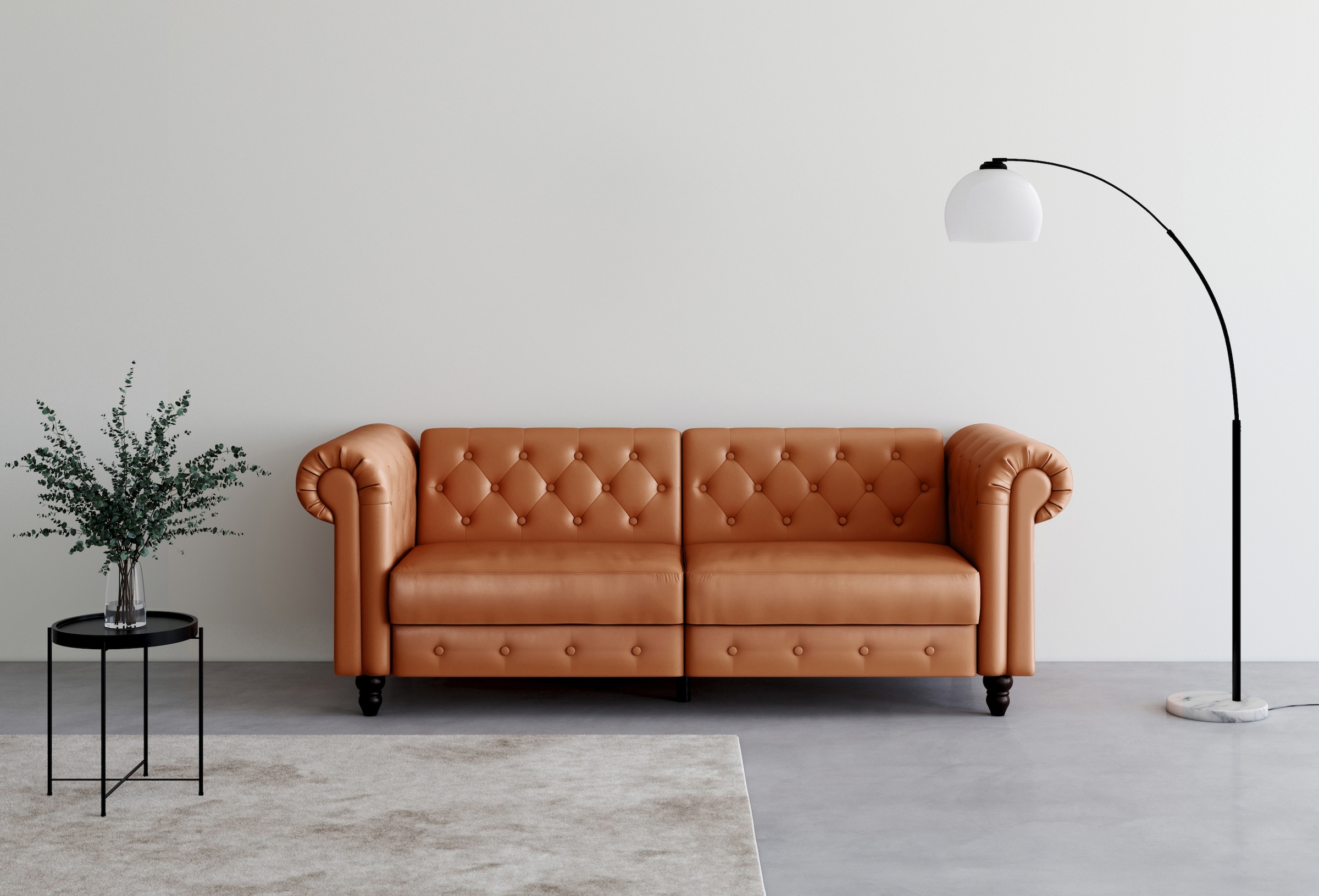 3-Sitzer »Felix, Schlafsofa 236 cm, (Liegefläche 108x190cm), Rückenlehne«, 3-fach...