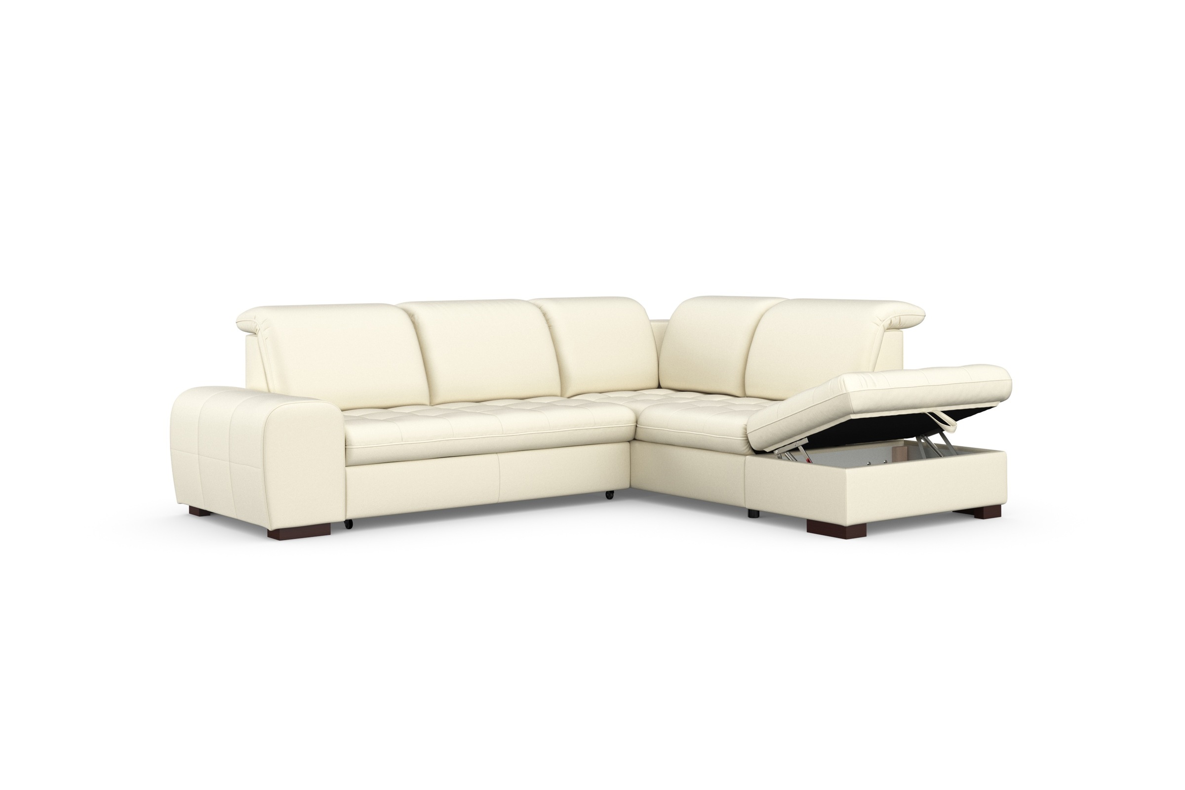 sit&more Ecksofa »Luxor L-Form«, wahlweise mit Bettfunktion, Stauraum und Kopfteilverstellung