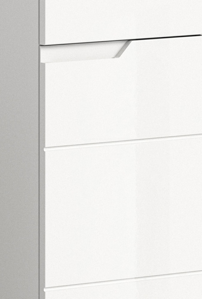 welltime Hochschrank »CAPRI, Höhe 193 cm, 2 Türen mit Soft-Close-Funktion, 1 Schubkasten« Mehrzweckschrank, Universalschrank, Badschrank, Badhochschrank