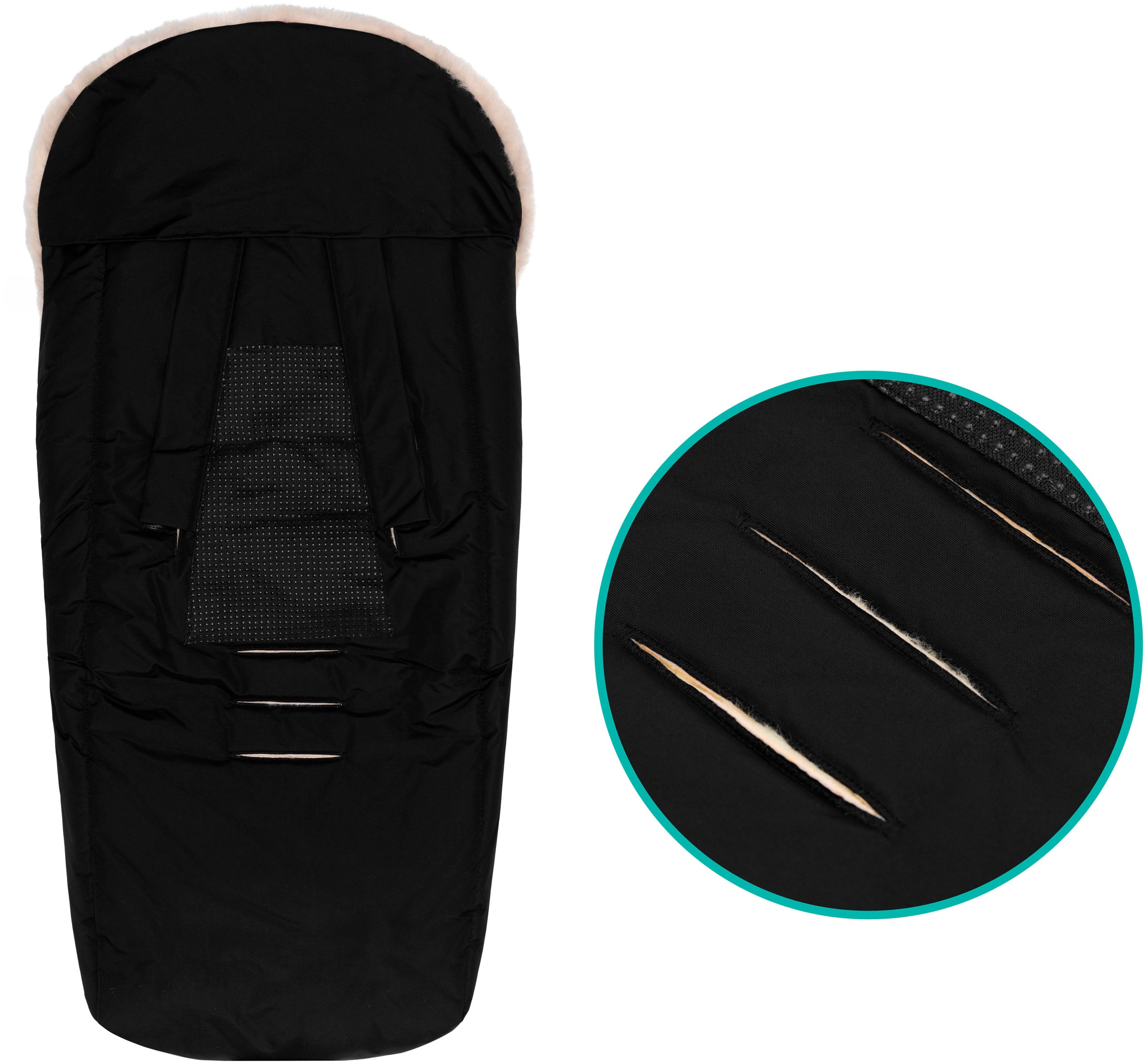 Fillikid Fußsack »Vegan Comfort, Winterfußsack«