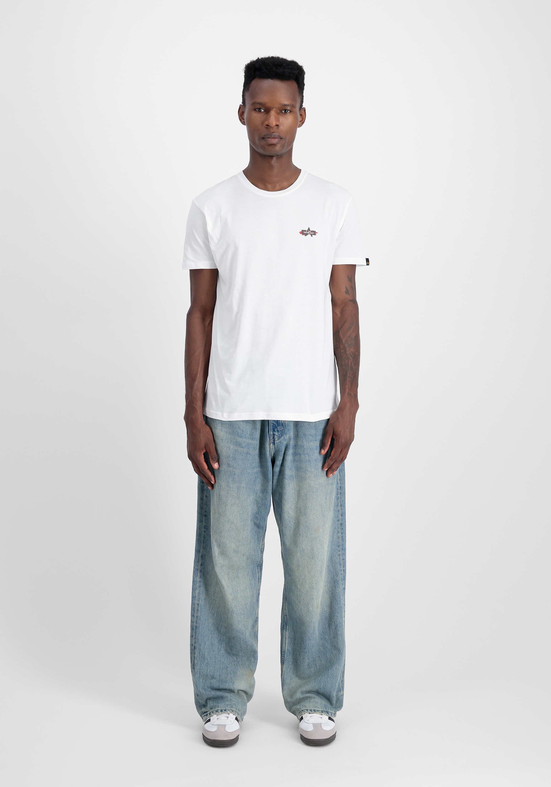 Alpha Industries T-Shirt »Alpha Industries Men - T-Shirts Signature Puff Print BP T«