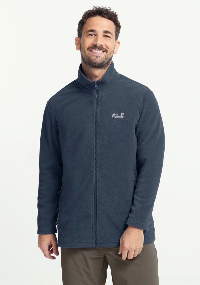 Jack Wolfskin Fleecejacke »TAUNUS 100 FZ M« Winddicht, atmungsaktiv, Übergangsjacke
