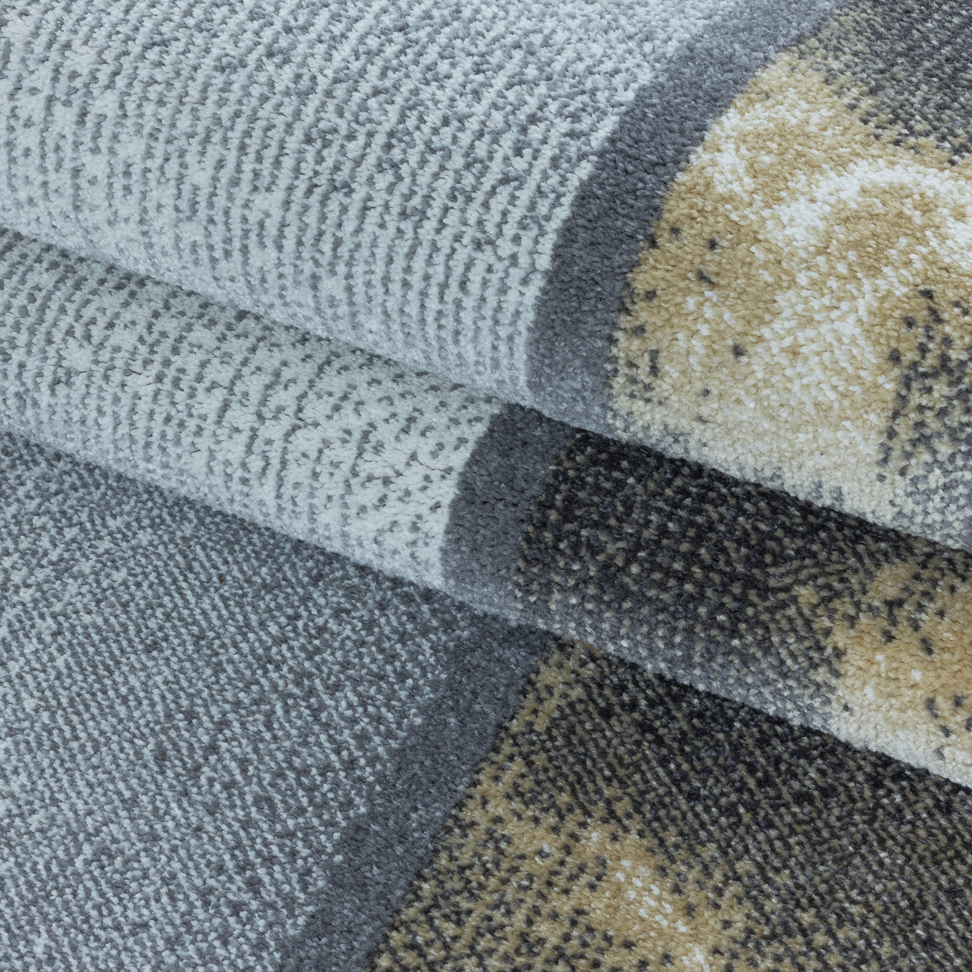 Ayyildiz Teppiche »OTTAWA 4201« rechteckig 8 mm Höhe Karo Muster, Kurzflor, Wohnzimmer