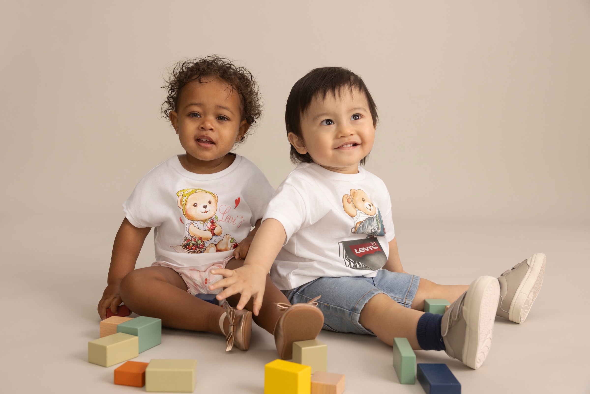 Levi's® Kids Shirt & Shorts »LVB SKATER LEVI TEE & DENIM SE« 2 tlg. for Boys, Jeans-Shirts und Printshirt