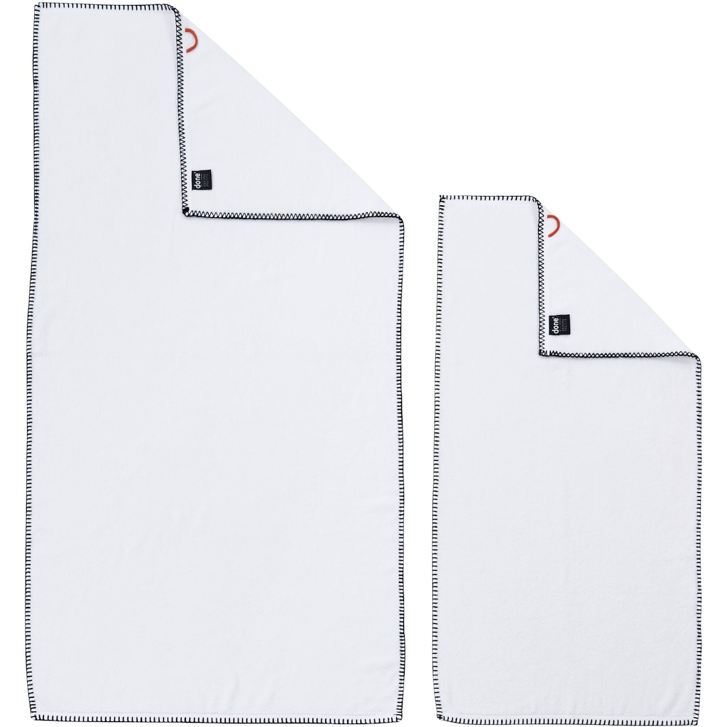 done.® Handtuch Set »Deluxe Prime«, (Set, 4 St., 2 Handtücher (50x100 cm)-2 Duschtücher (70x140 cm)